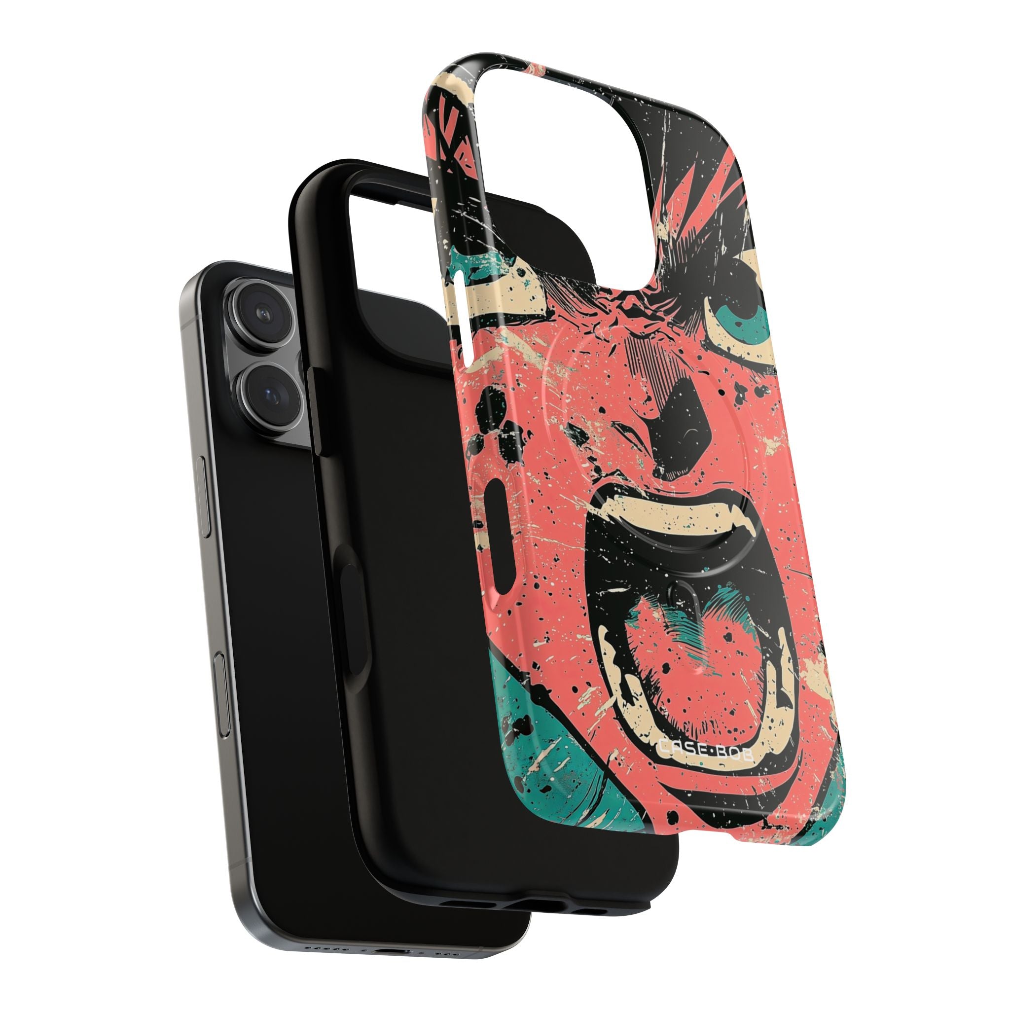Screaming Face Pink iPhone 16 Pro Case - Tough+
