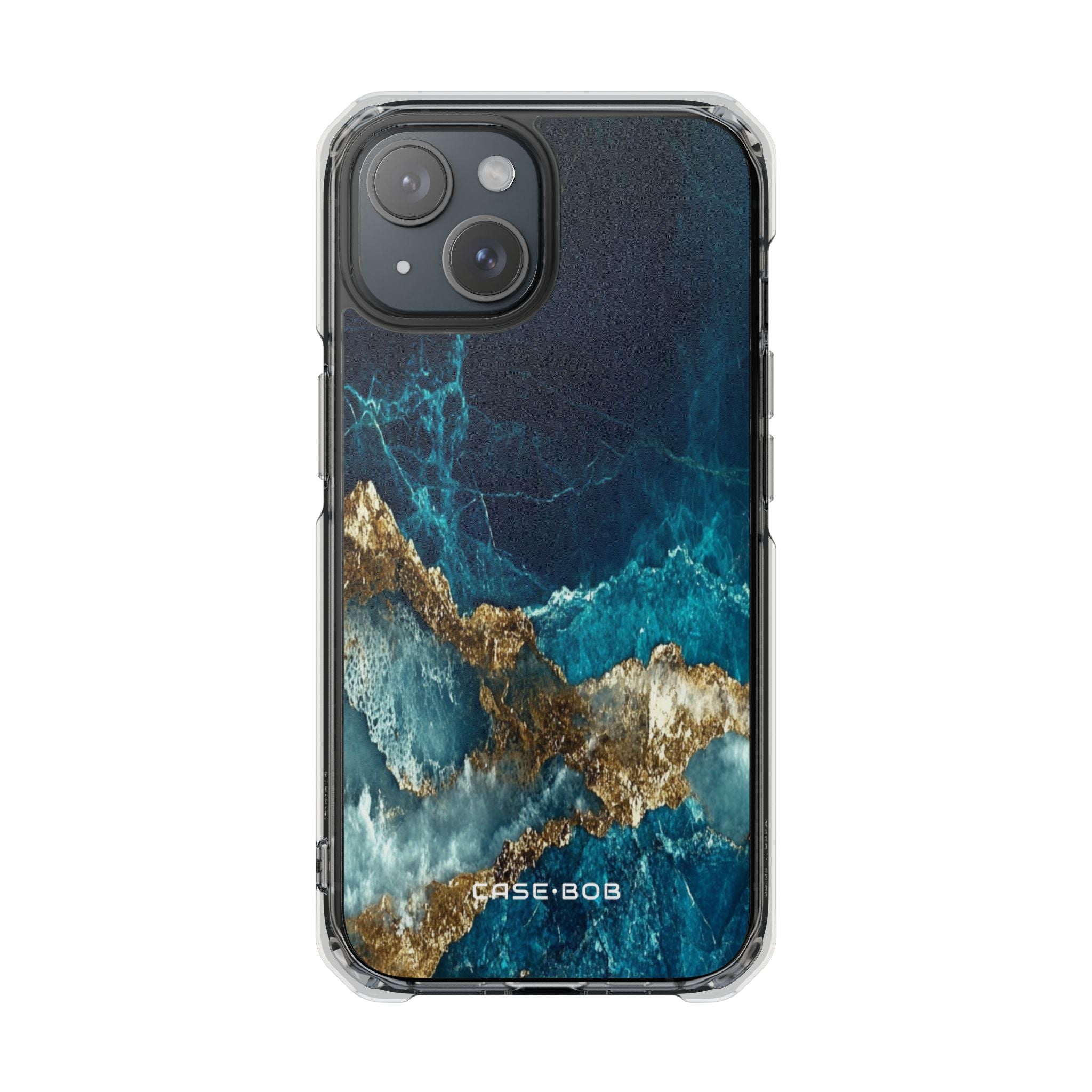 Golden Veins iPhone 15 Case - Impact