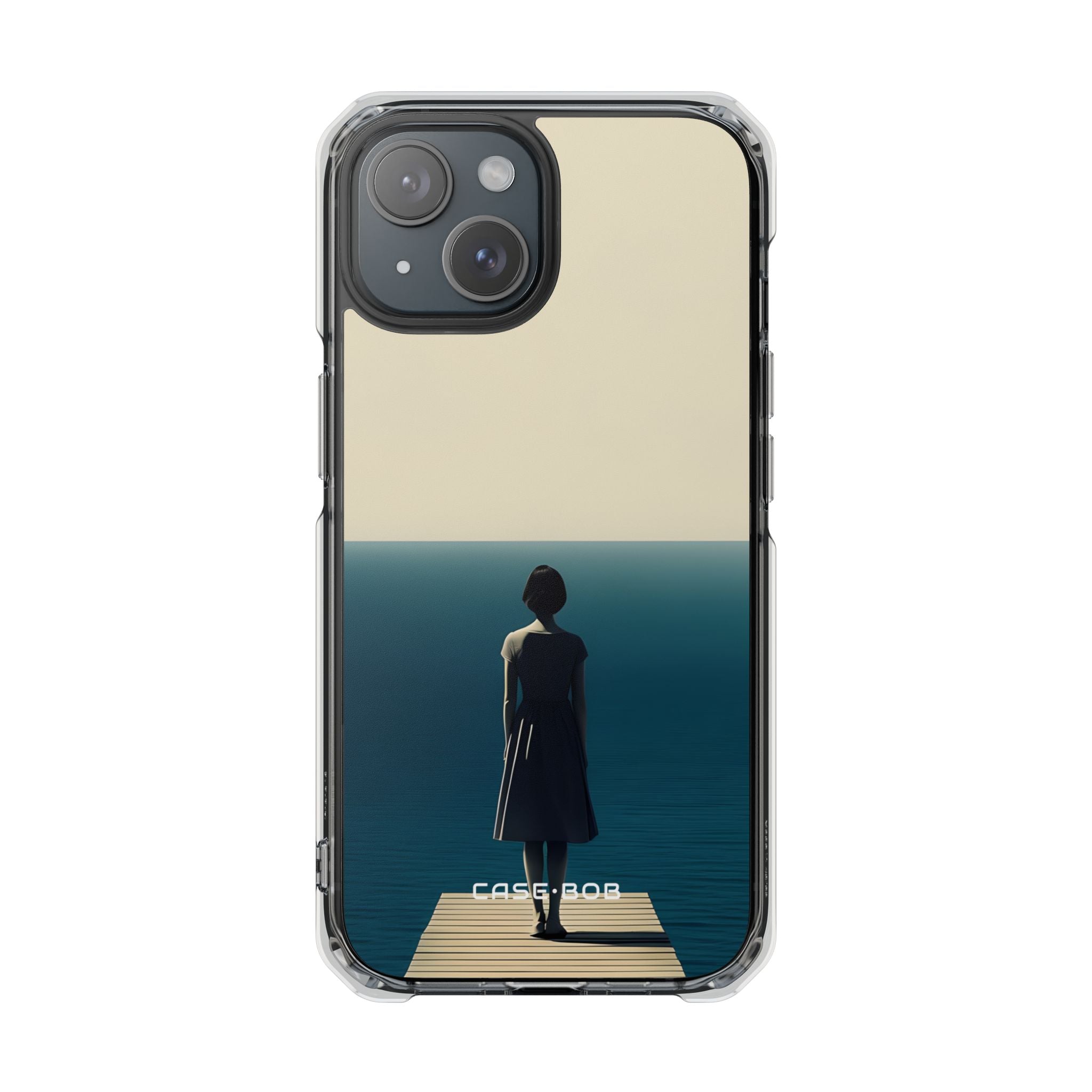 Dockside Silhouette iPhone 15 Case - Impact