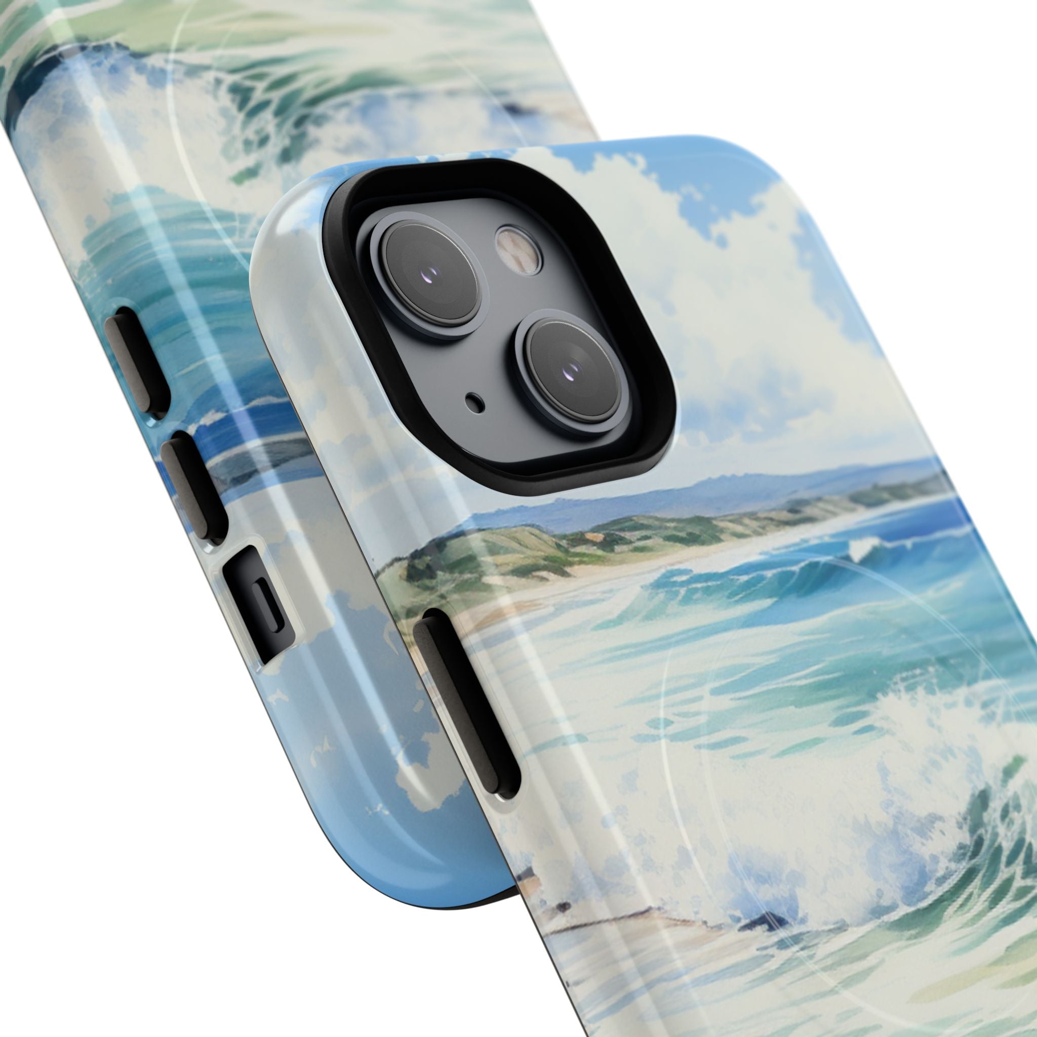 Foamy Wave Breeze iPhone 14 Case - Tough+