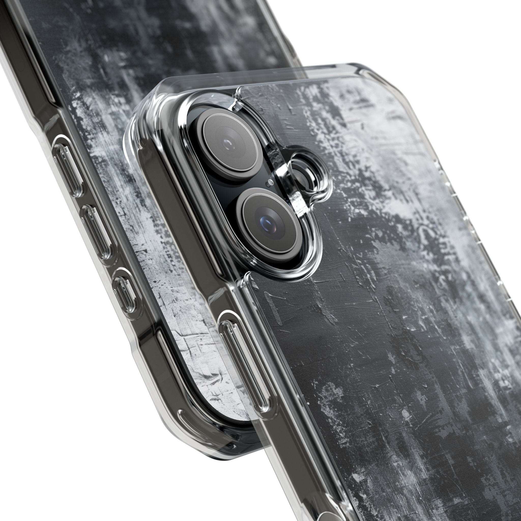 Textured Blackscape iPhone 15 Case - Impact