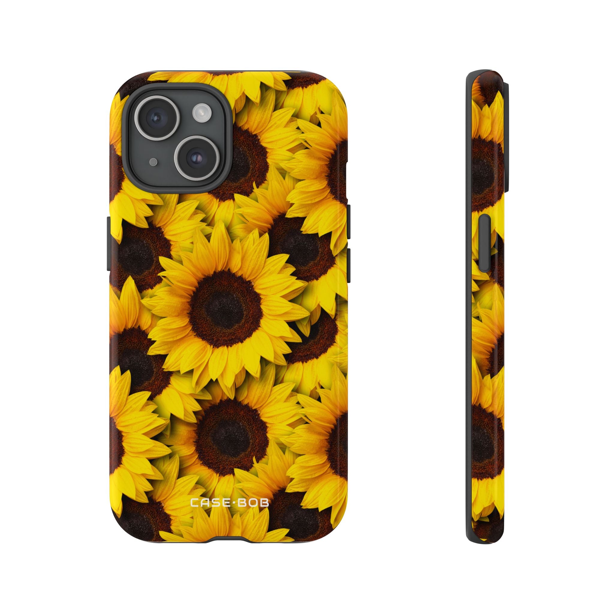 Sunflower Glow iPhone 15 Case - Tough