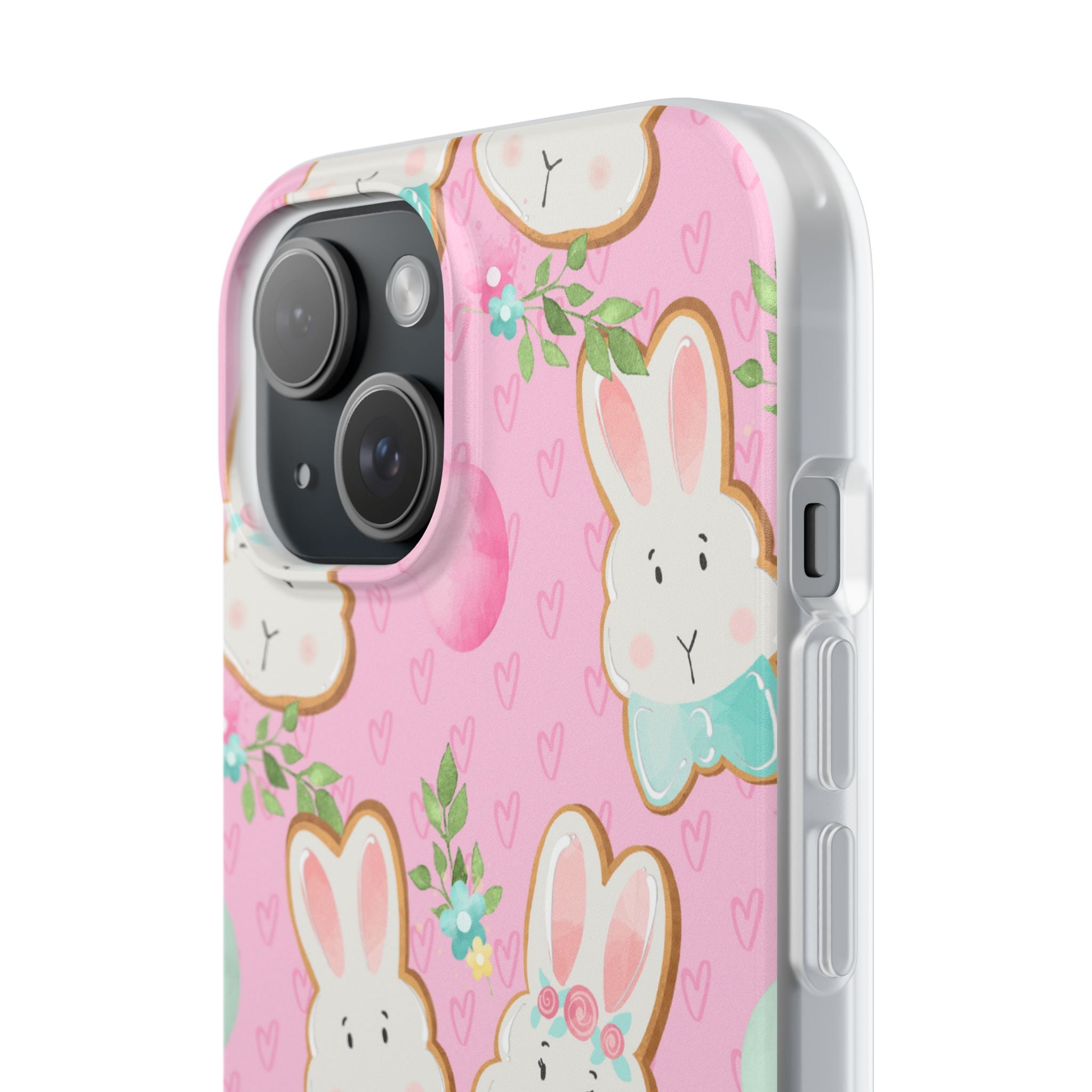 Bunny Blossom iPhone 15 Case - Soft
