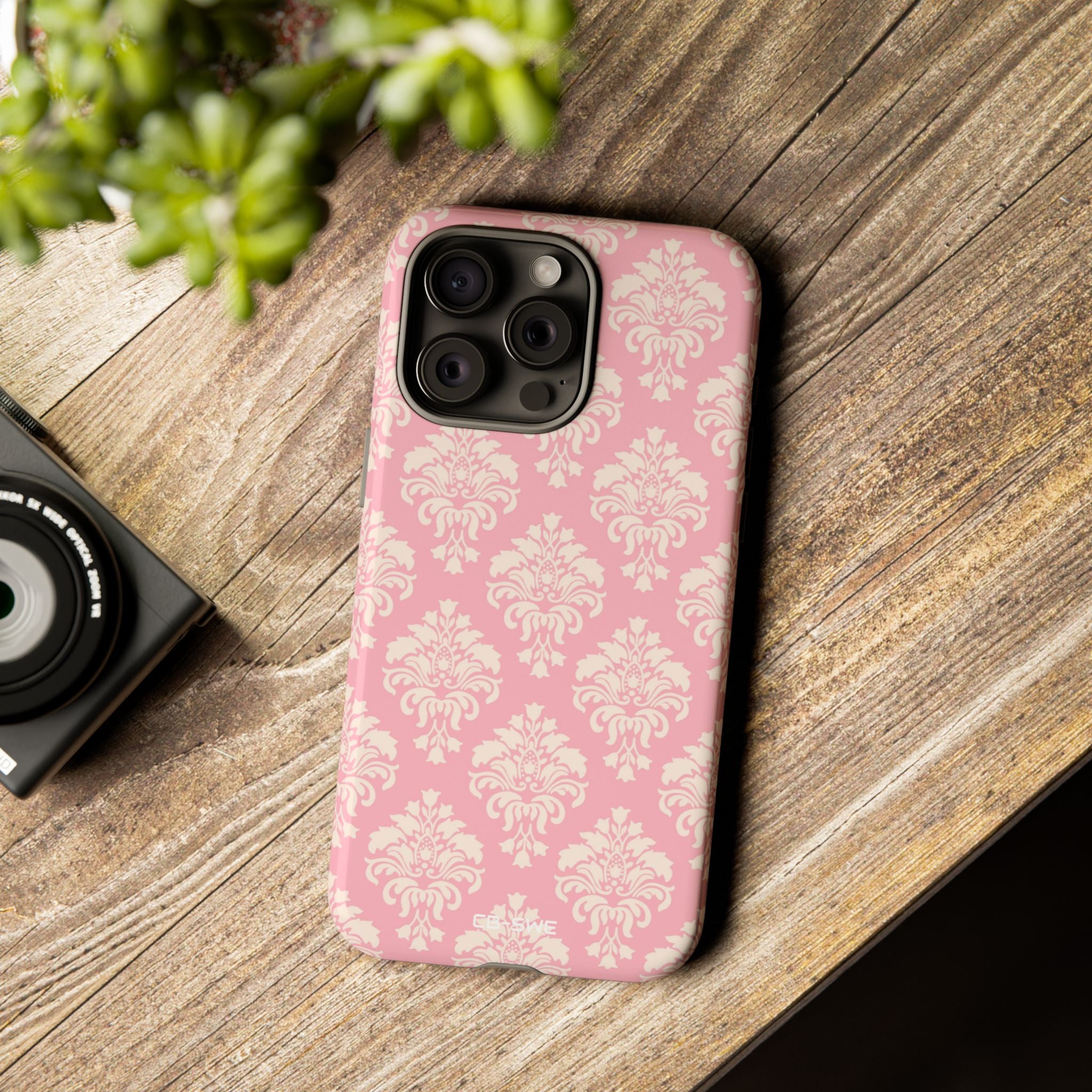 Pastel Damask Elegance - iPhone Case