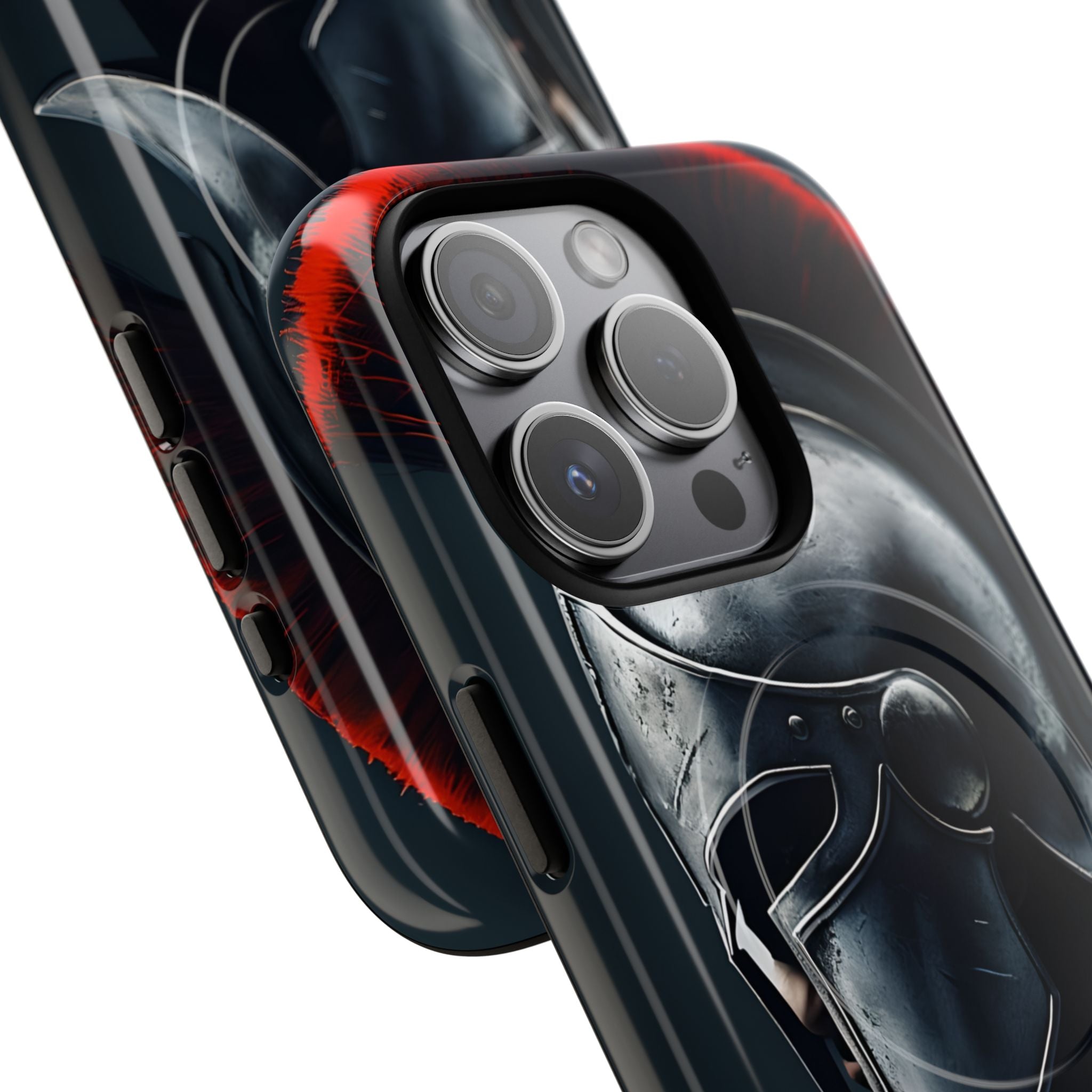 Silver Centurion iPhone 15 Pro Case - Tough+