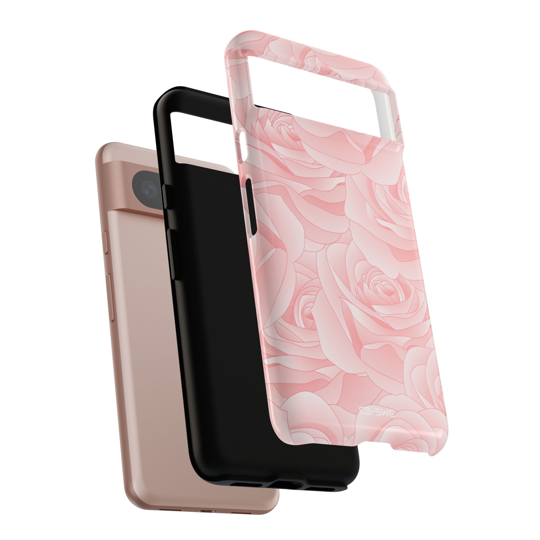 Elegant Pink Roses - Google Pixel Case