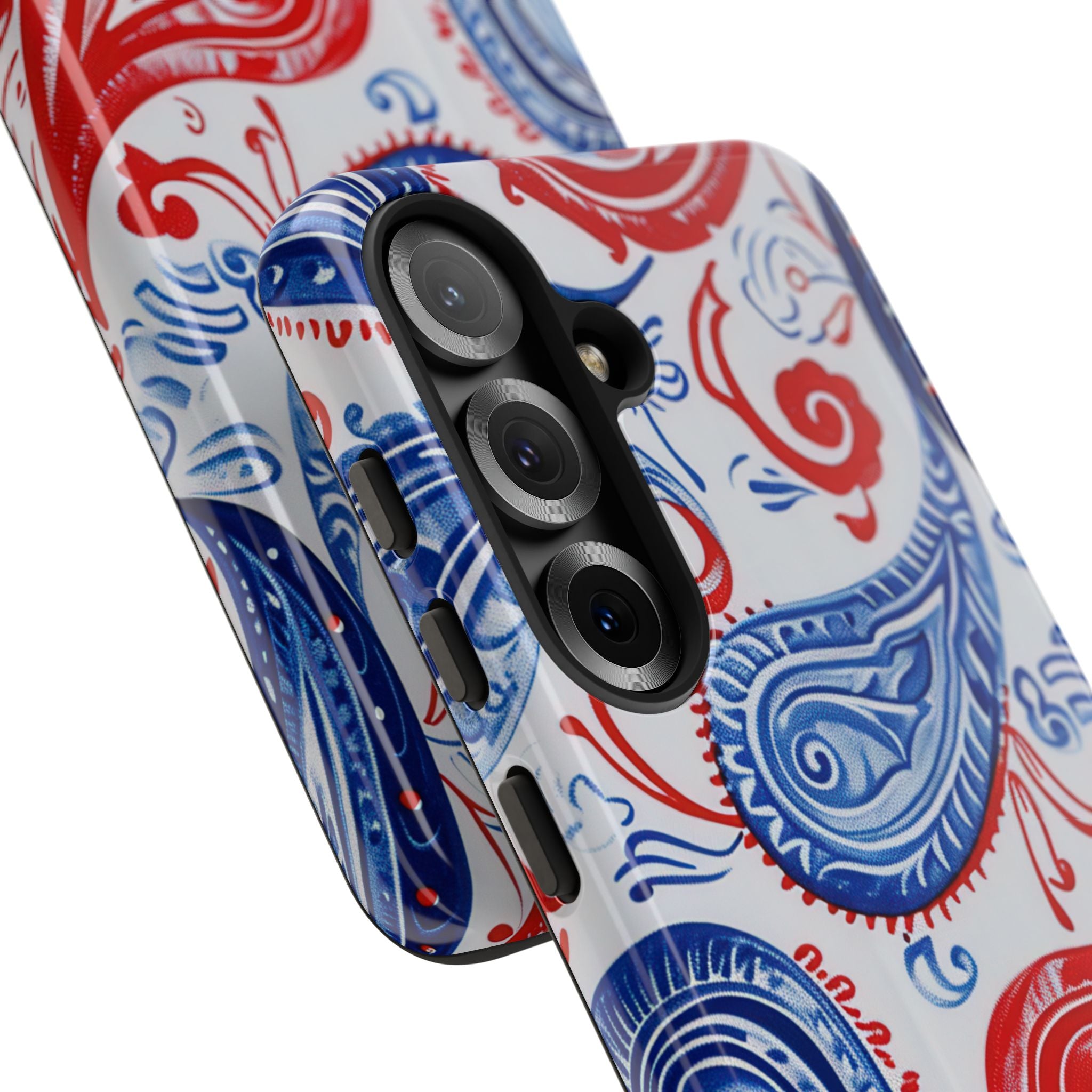 Levendige Paisley Swirls Samsung S25 - Tough