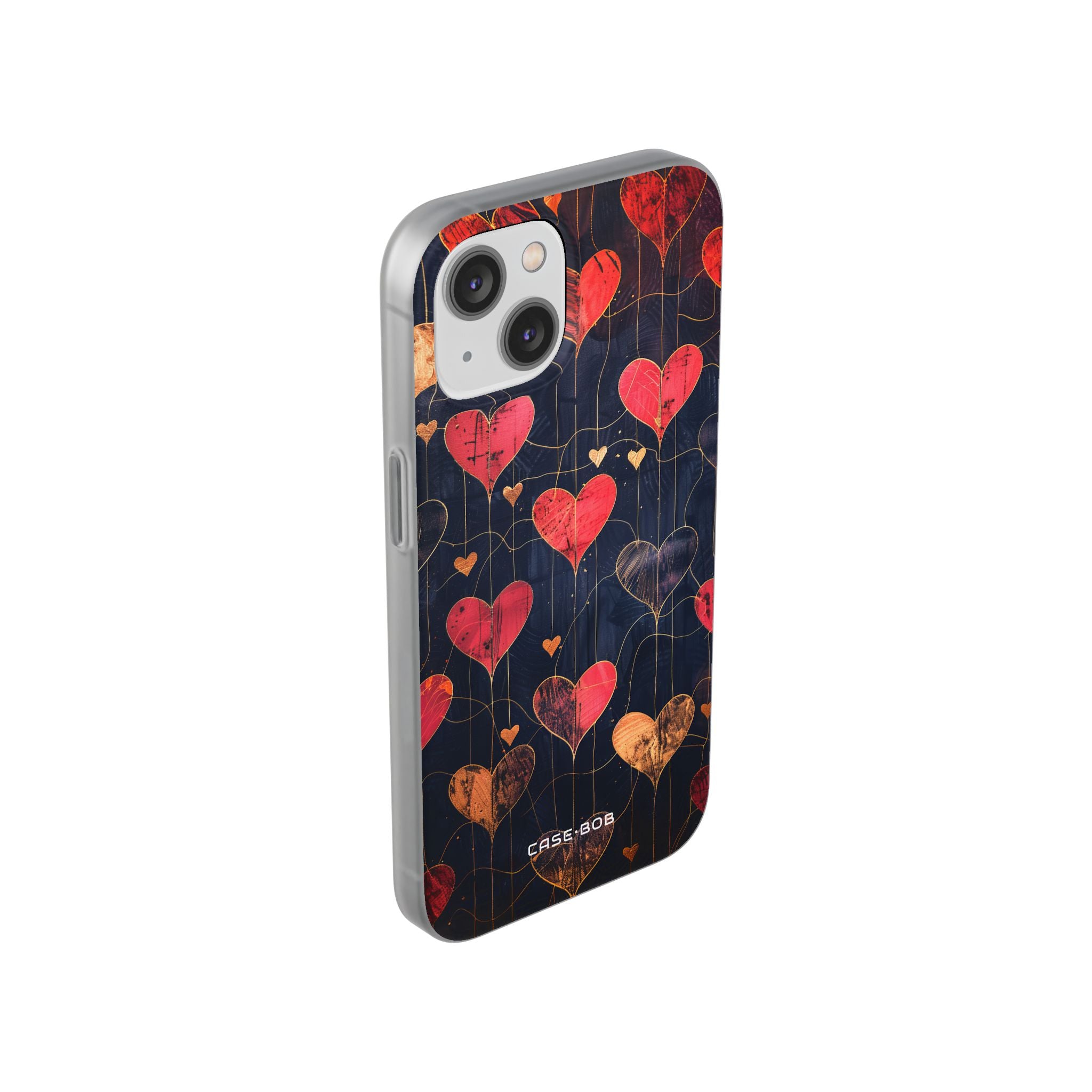 Golden Hearts Network iPhone 14 Case - Soft