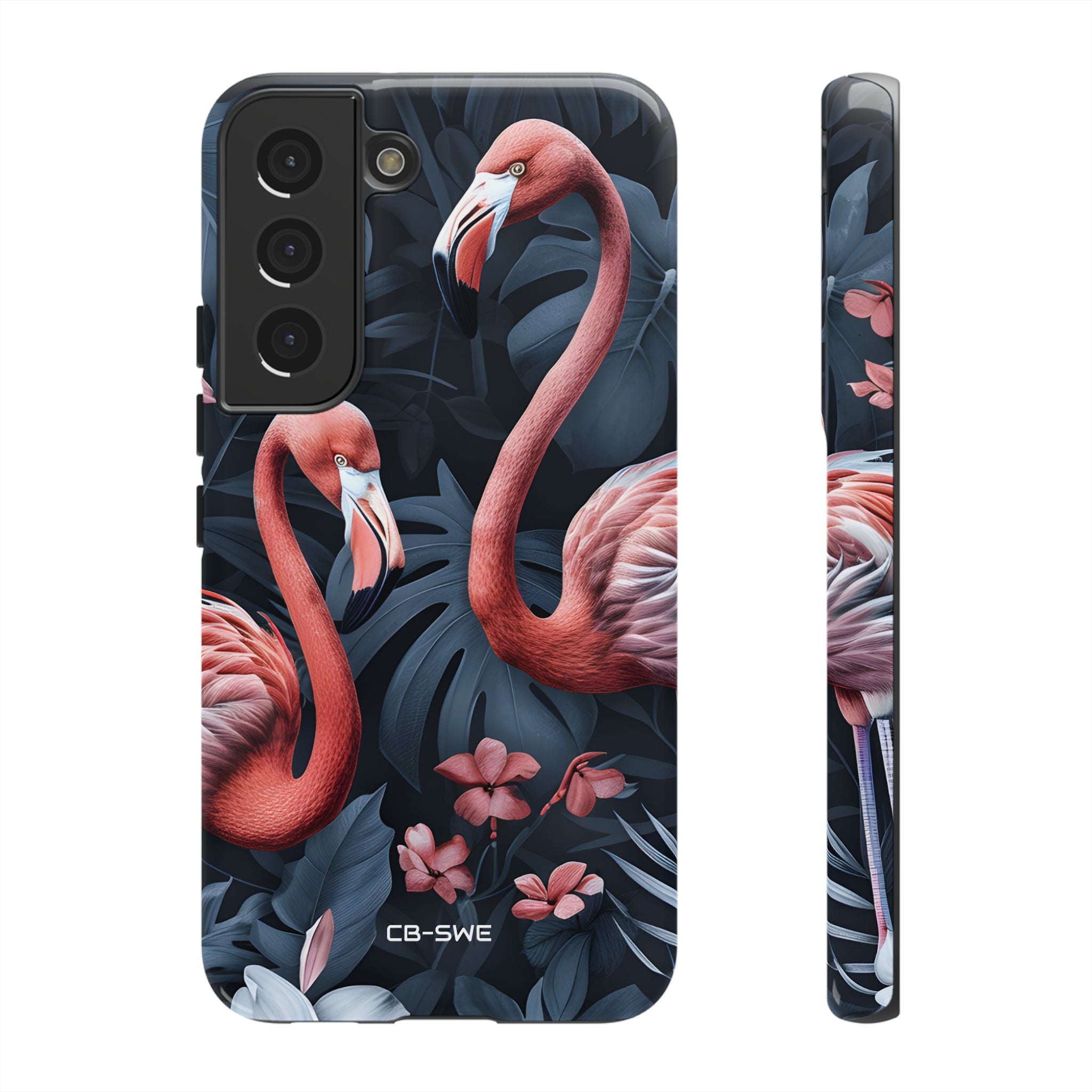 Flamingos Embrace Nature - Samsung Case