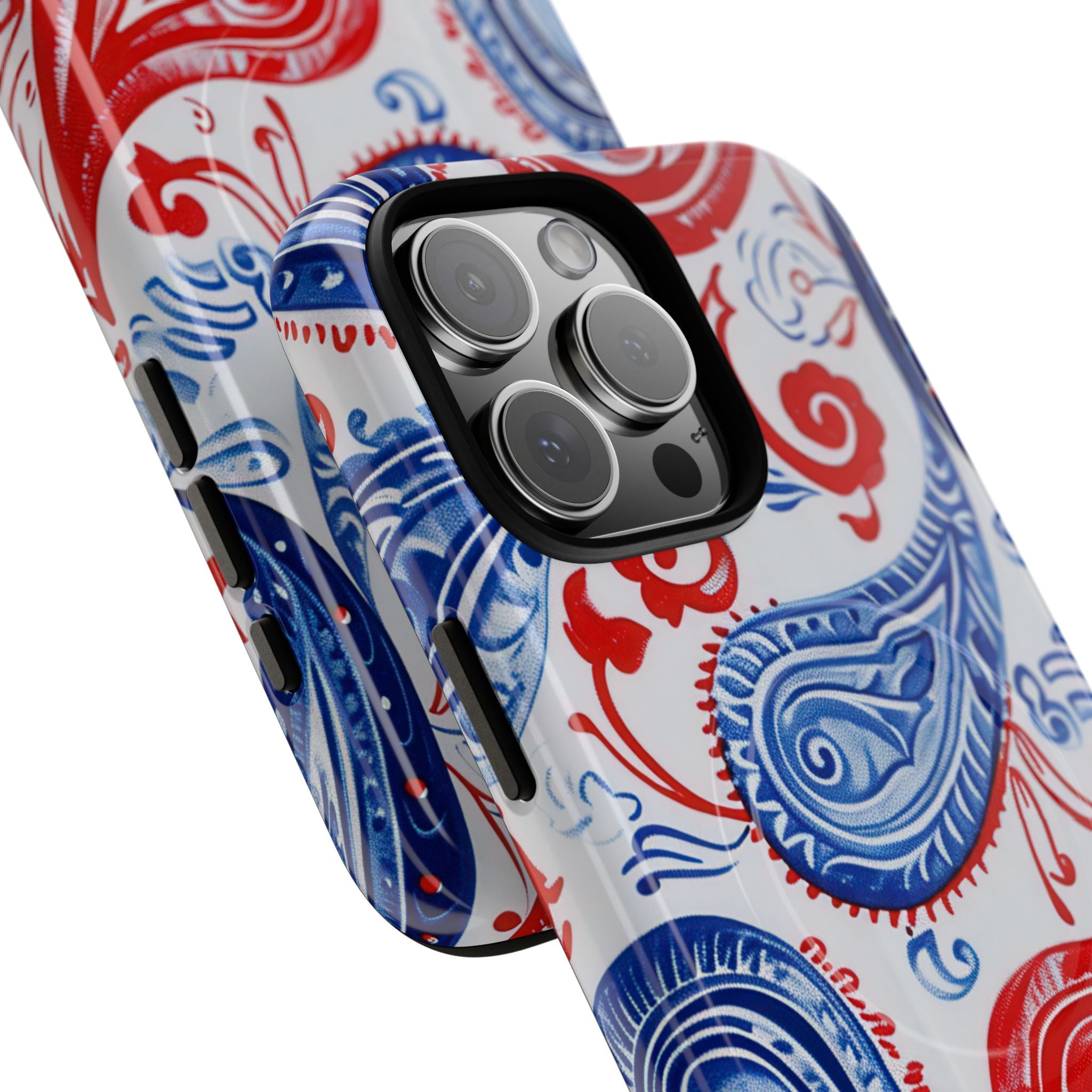 Vibrant Paisley Swirls iPhone 16 - Tough+
