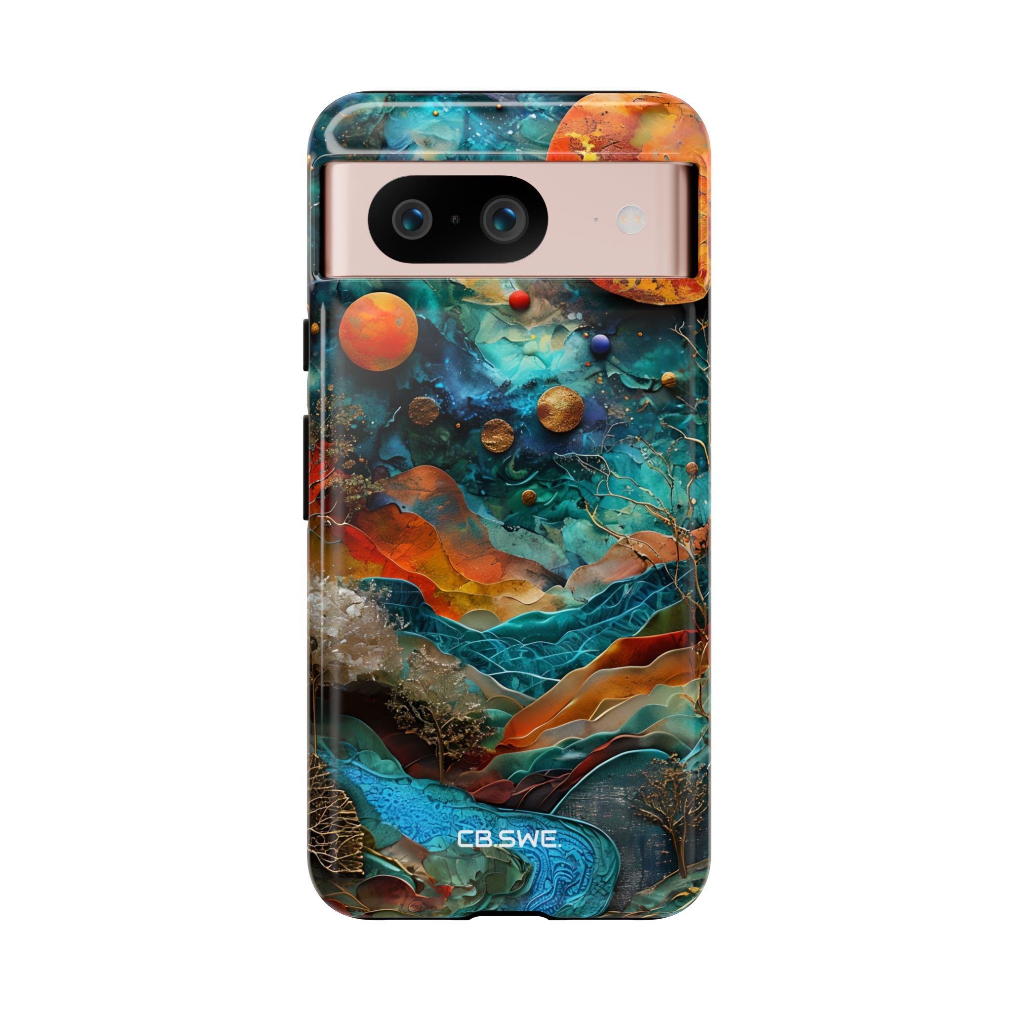 Dreamlike Fantasy Landscape Mixed Media Art Google Pixel 8 - Tough