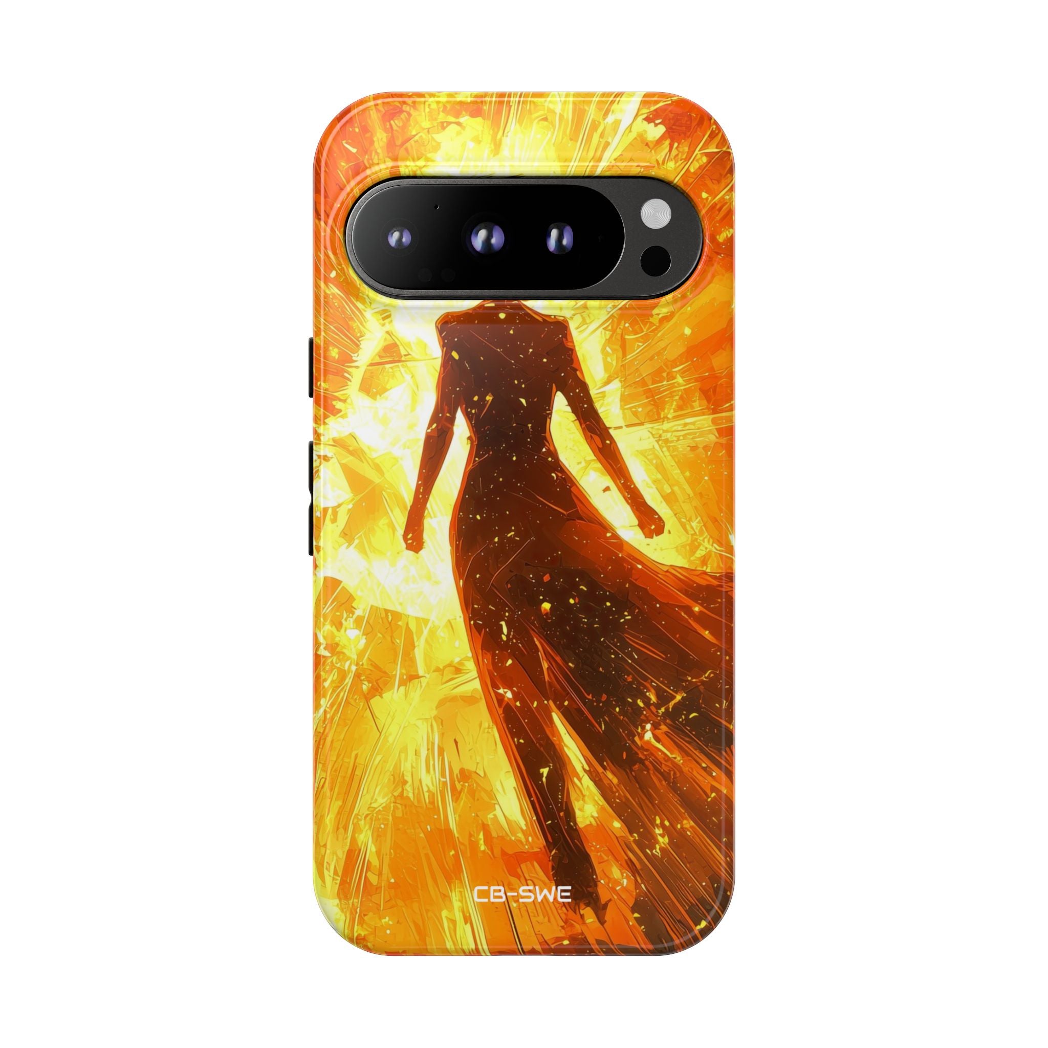 Fiery Energy Erupts - Google Pixel Case