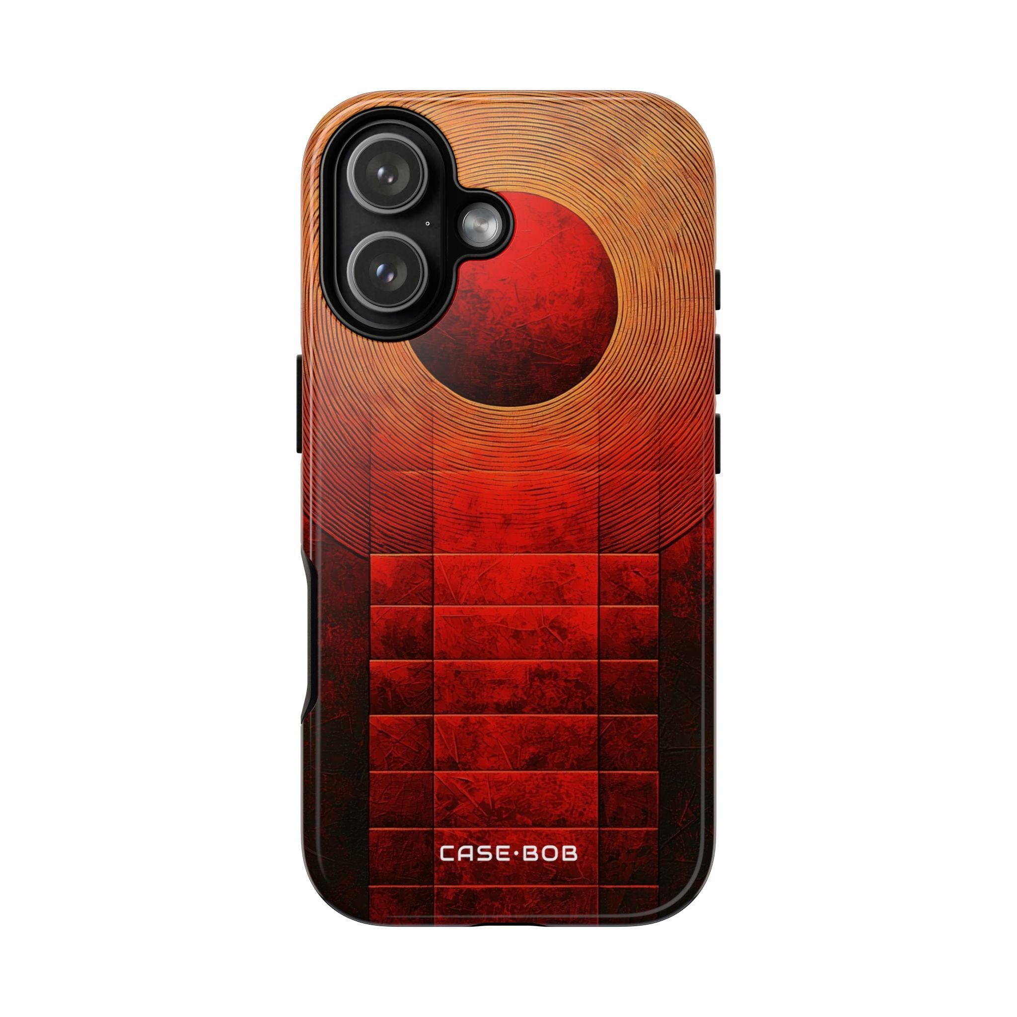 Crimson Orbit iPhone 17 Case - Tough