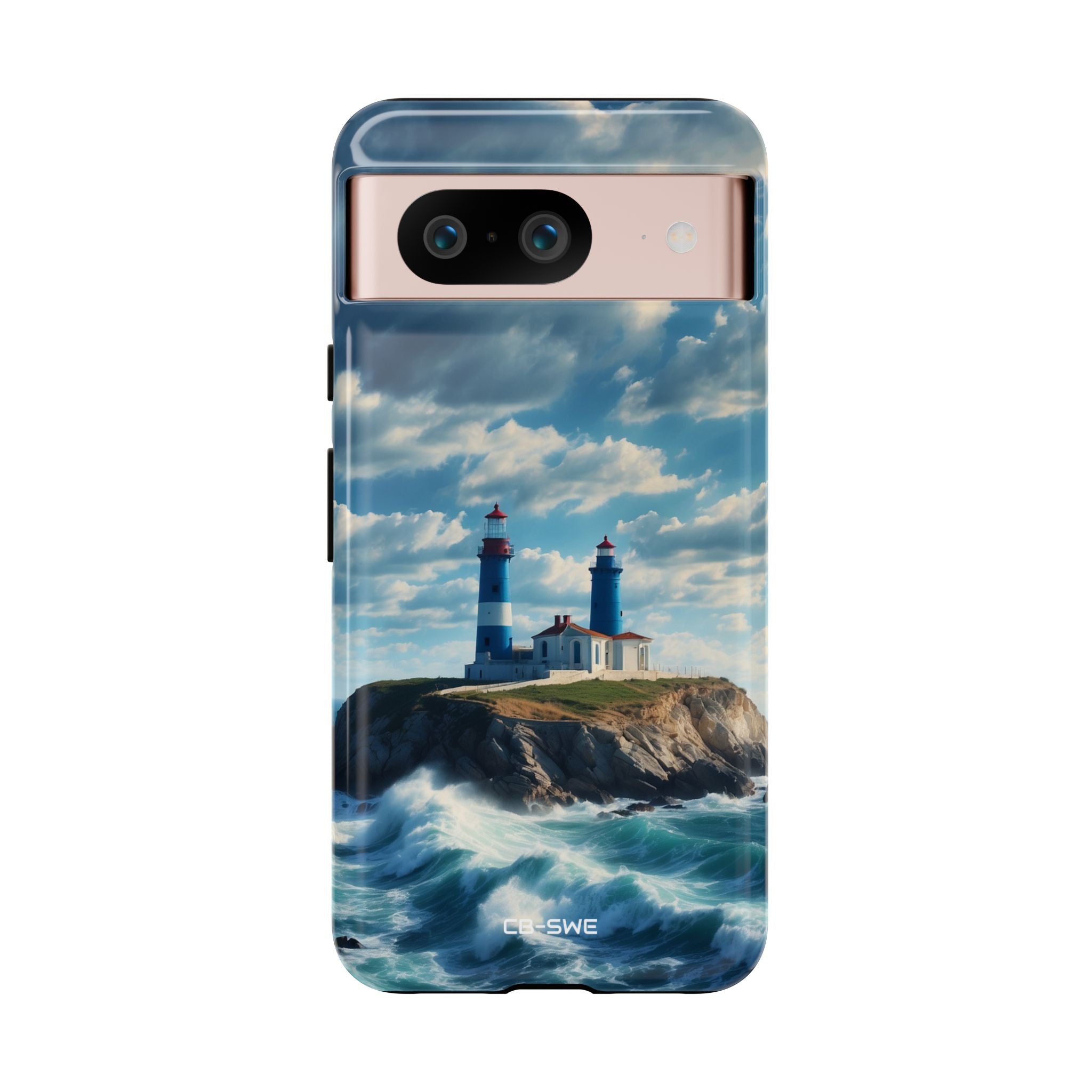 Lighthouse Guards Waves - Google Pixel Case