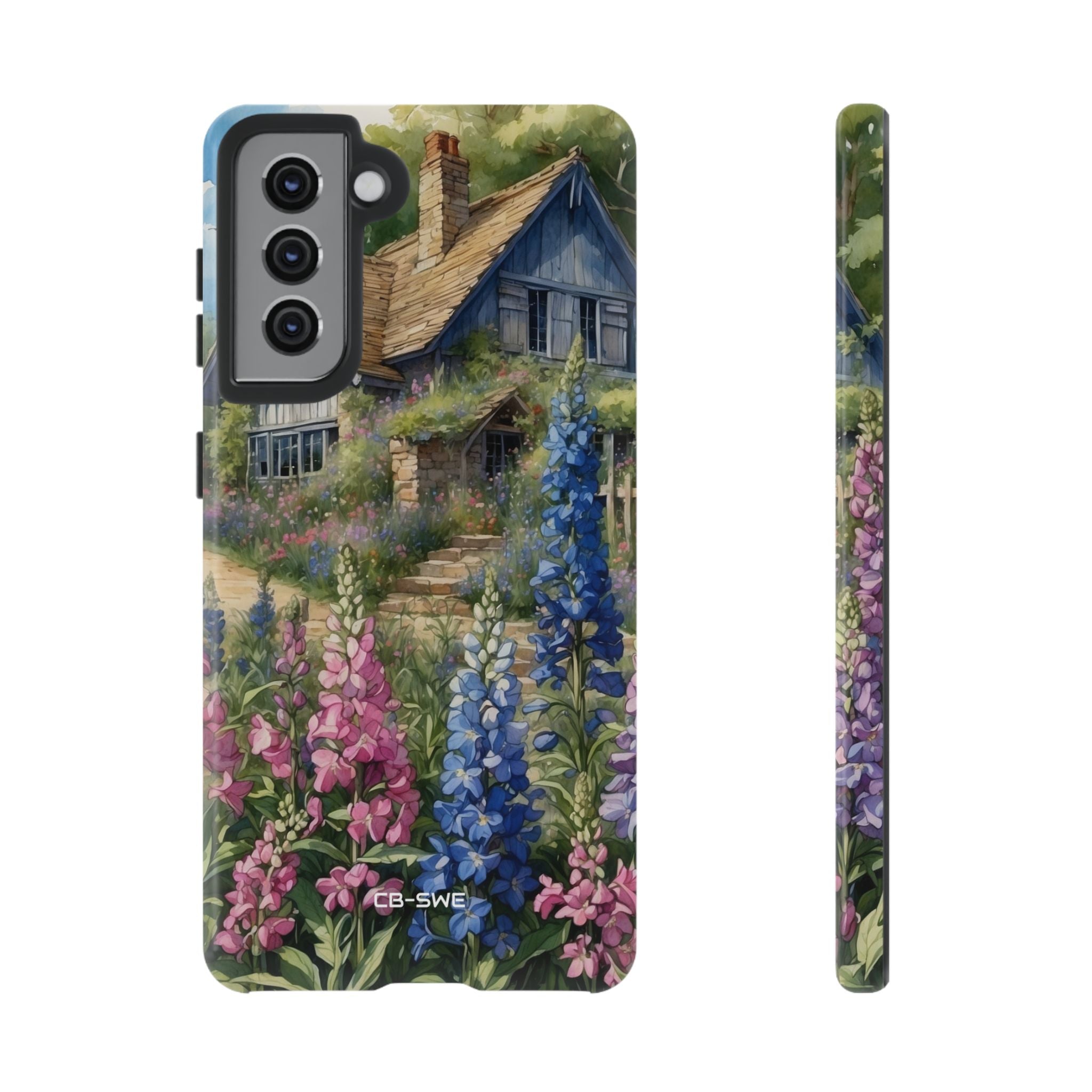 Cottage Surrounded Blossoms - Samsung Case