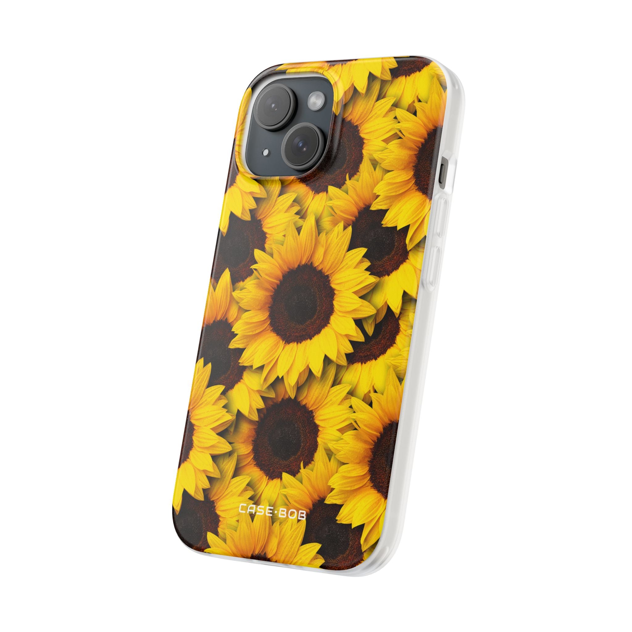 Sunflower Glow iPhone 15 Case - Soft