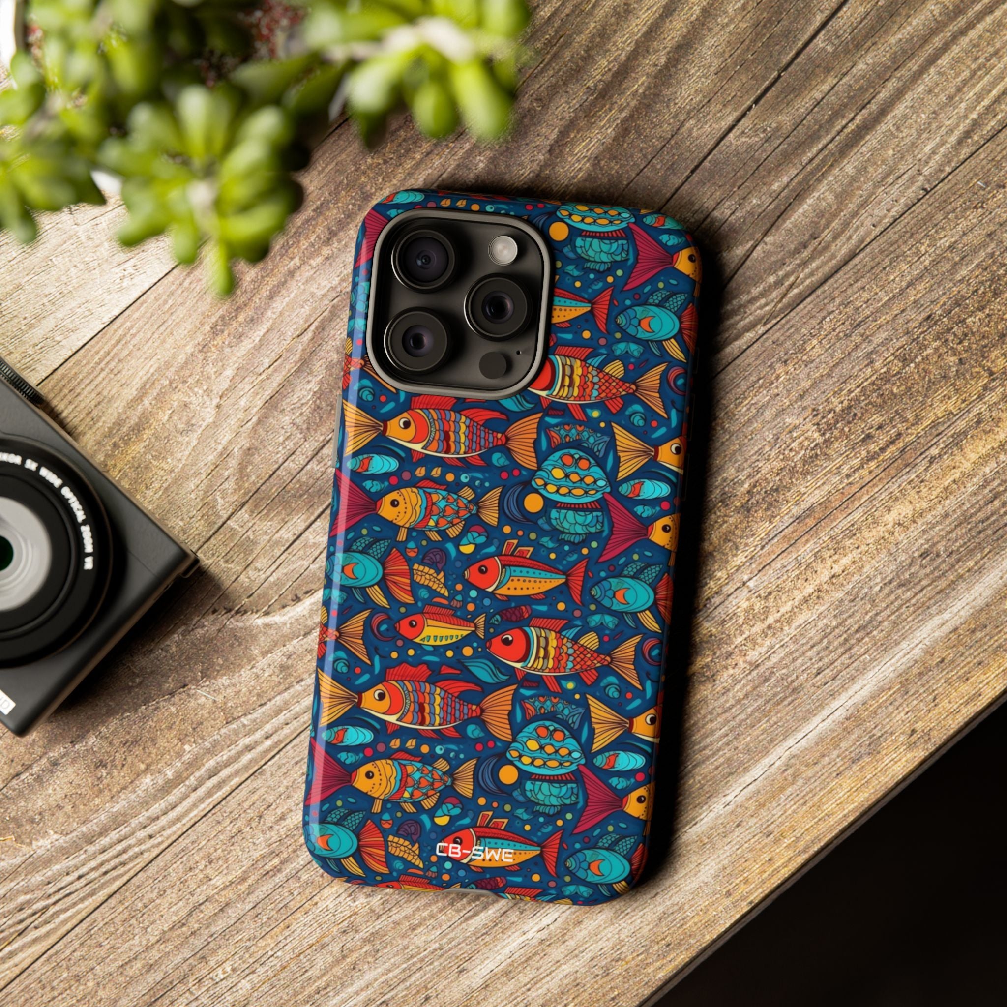 Fish Dance Joyfully - iPhone Case