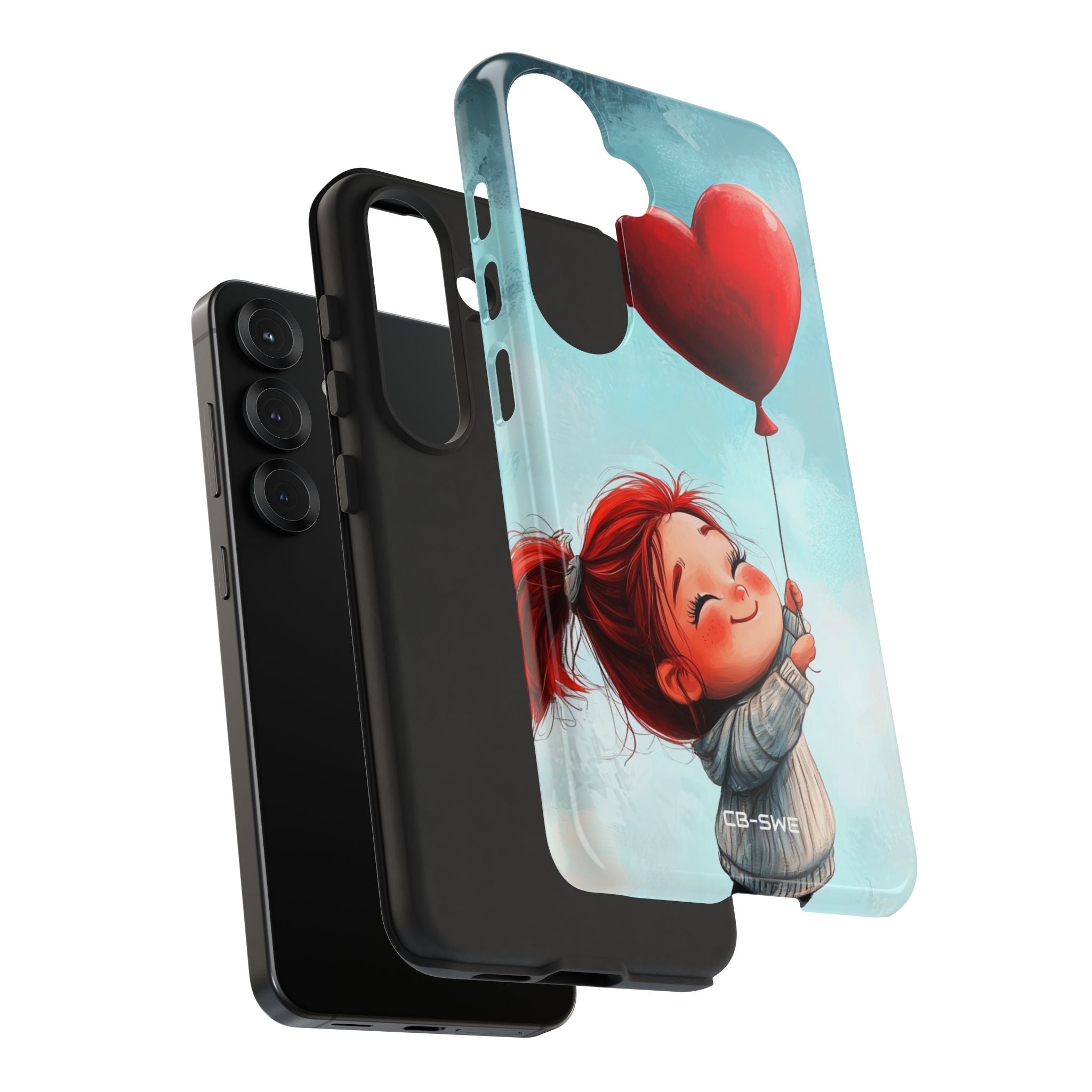 Joyful Girl Flies - Samsung Case