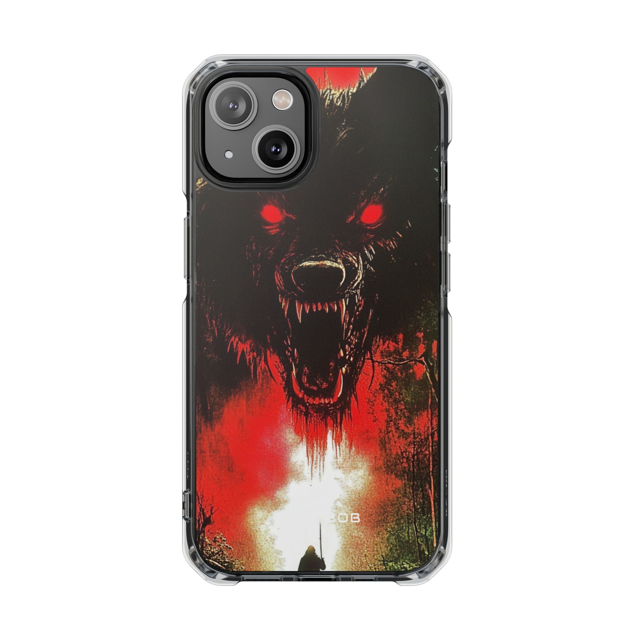 Crimson Wolf iPhone 14 Case - Impact