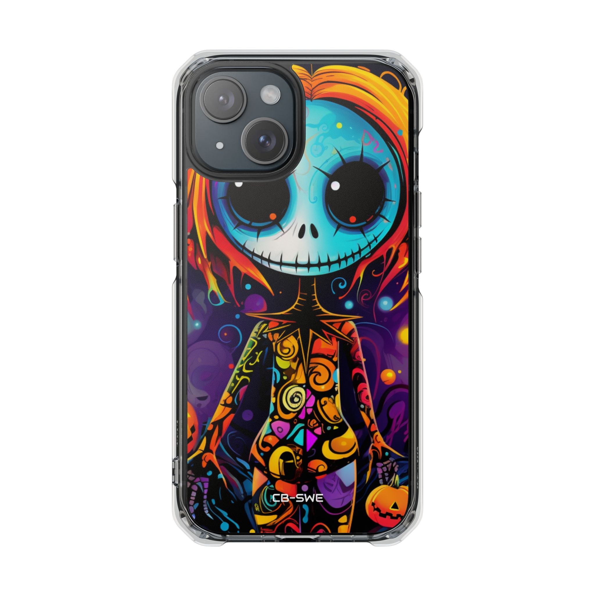 Skeletal Figure Laughs iPhone Case - Impact