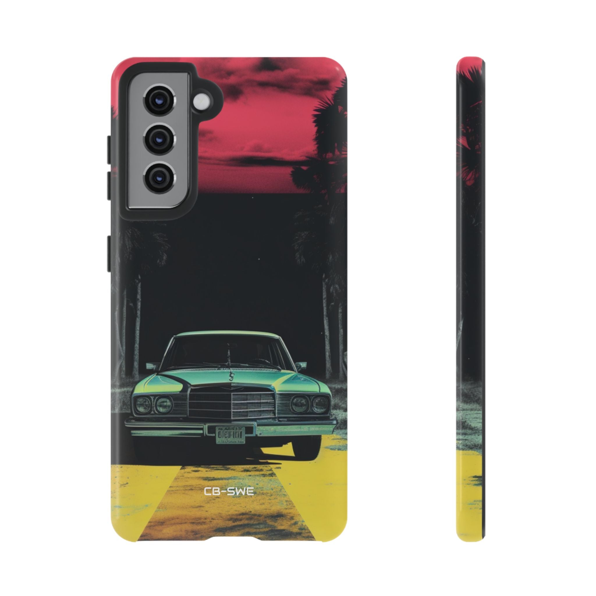Retro Futuristic Nightscape - Samsung Case