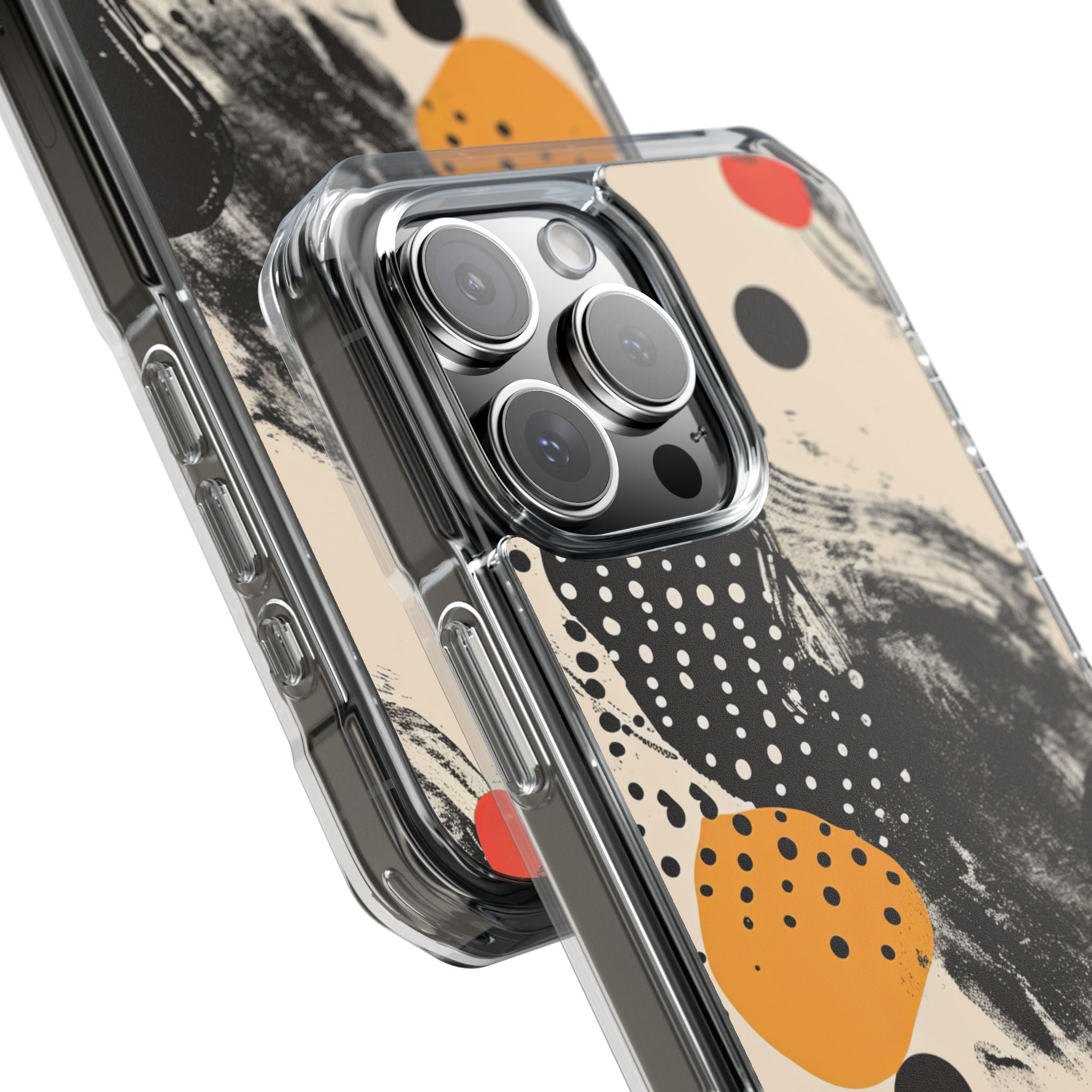 Swirl Chaos Geometry iPhone 16 - Impact Clear+