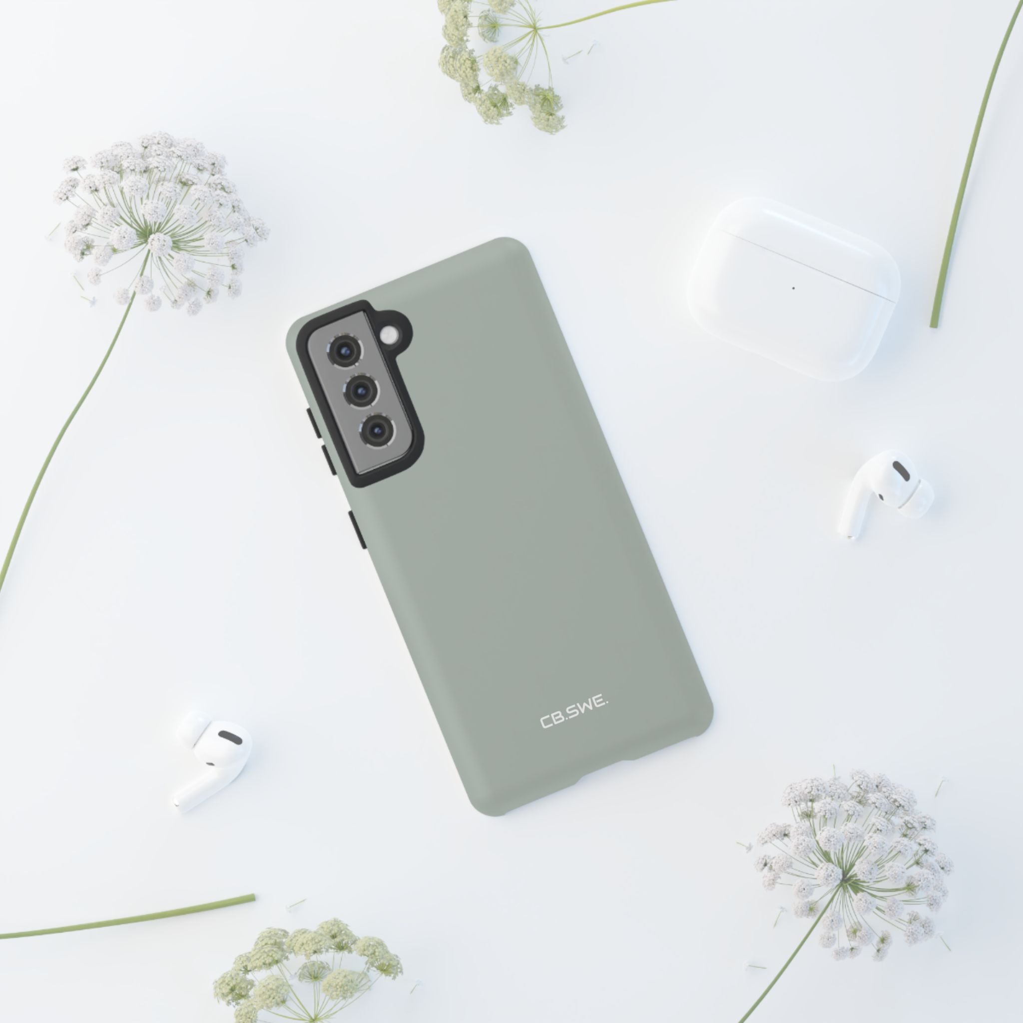 Ash Grey Samsung Case - Tough