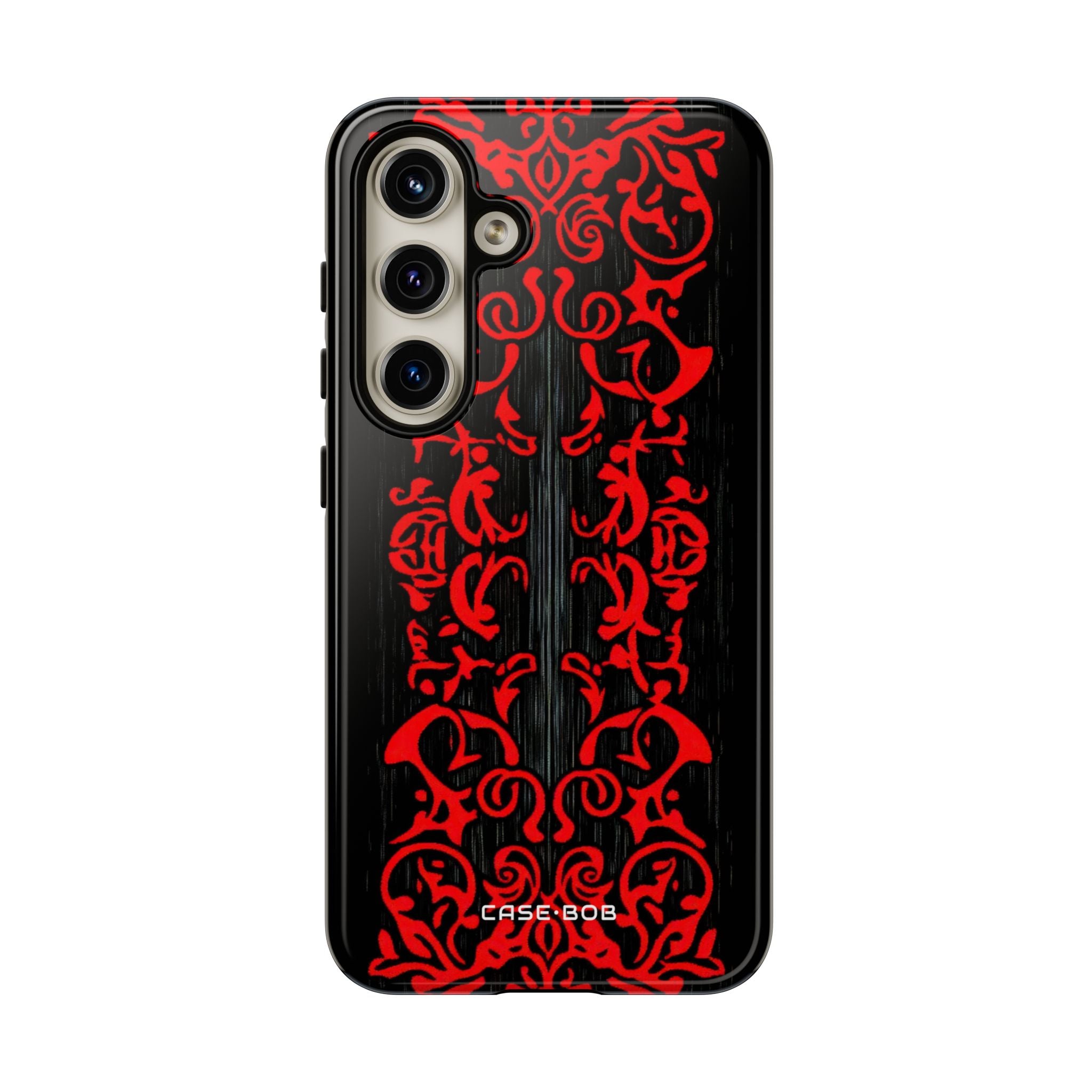 Crimson Spiral Samsung S24 Case - Tough