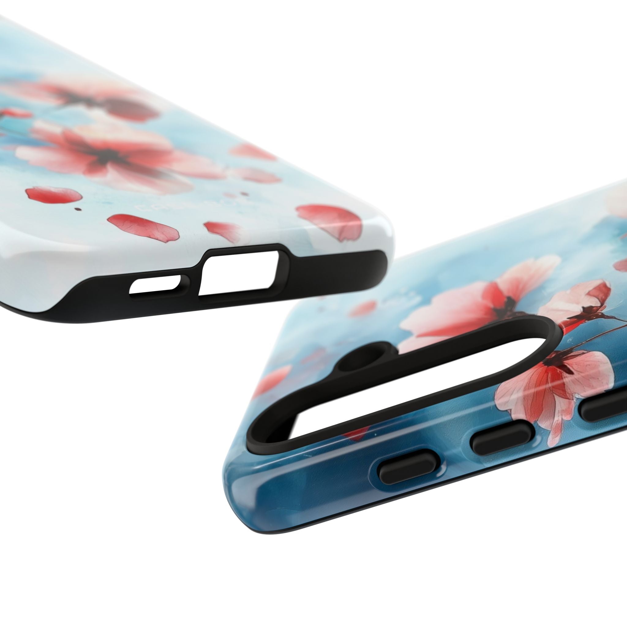 Pink Blossom Drift Samsung S24 Case - Tough