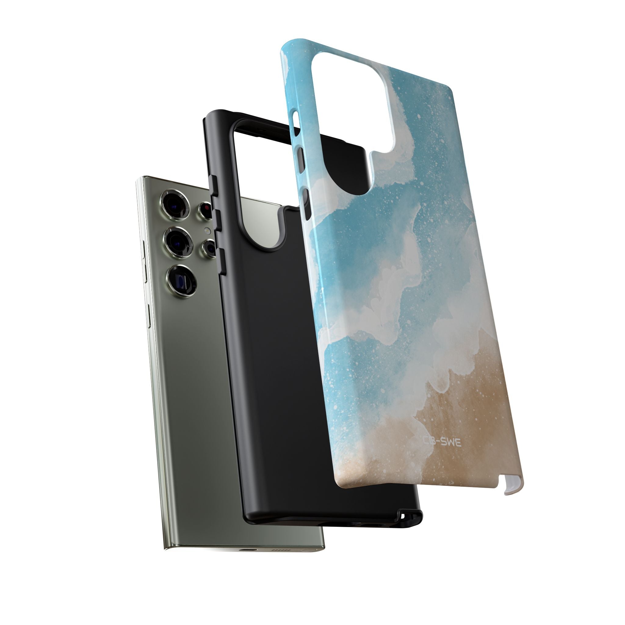 Serene Coastal Whispers - Samsung Case