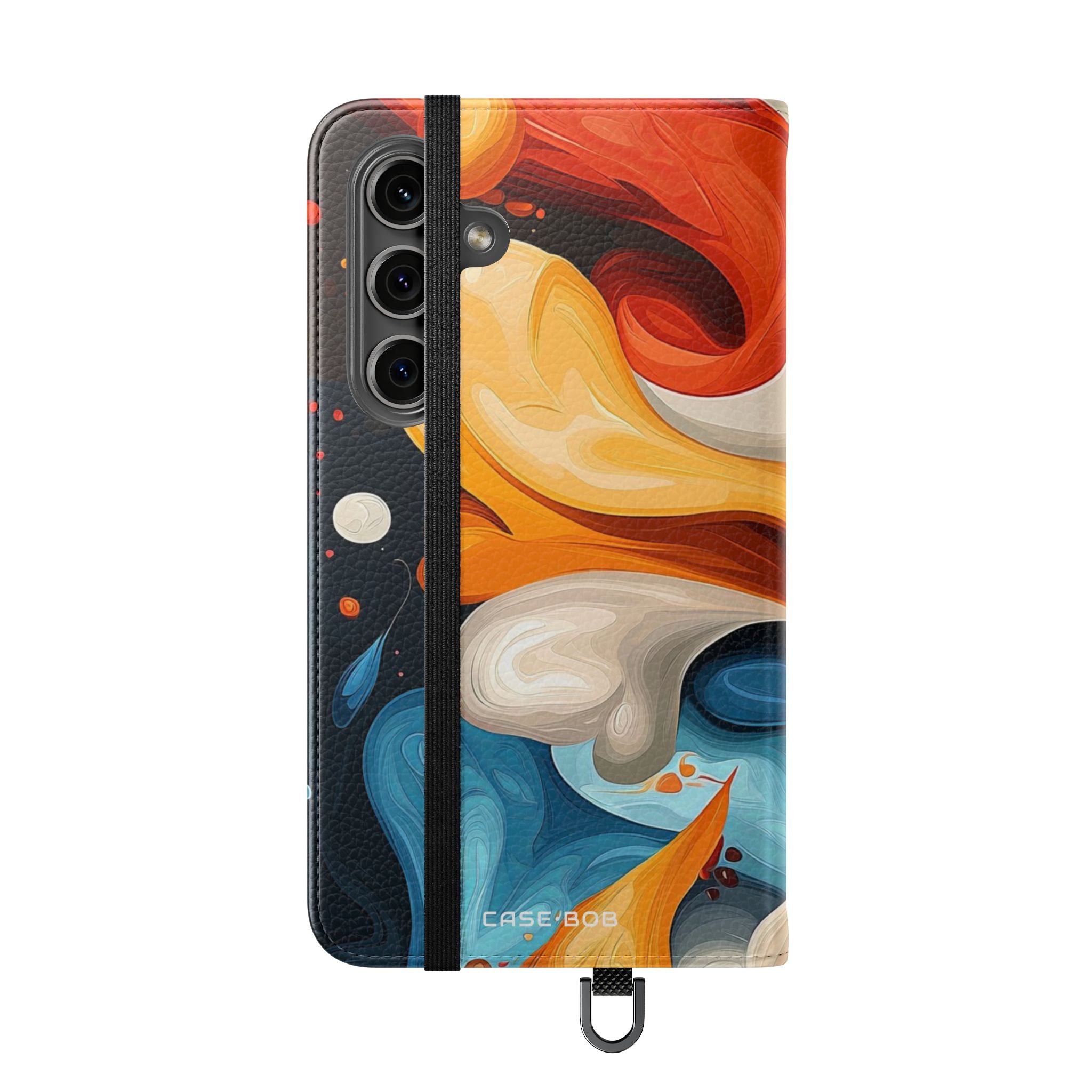 Fiery Swirl - Samsung S24 Case - Wallet