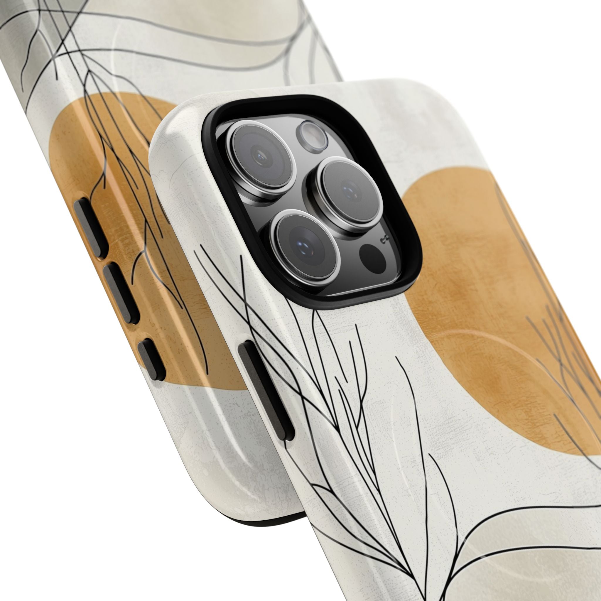 Orange Halo iPhone 16 Pro Max Case - Tough+