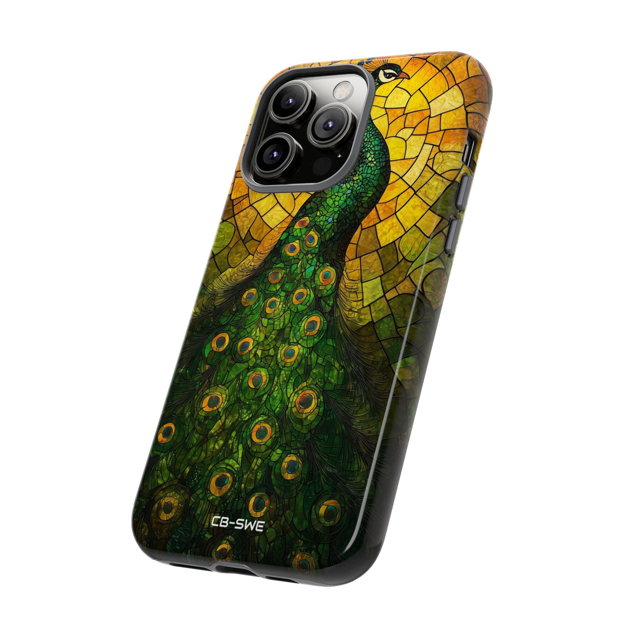 Peacock Spreads Light - iPhone Case