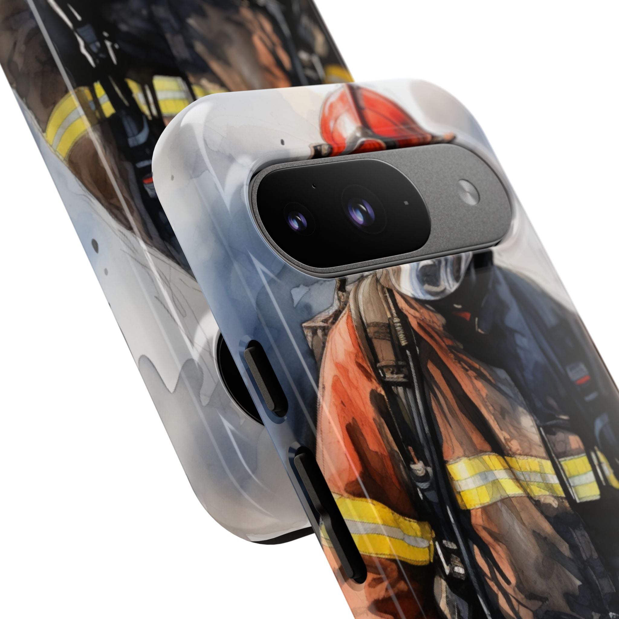 Firefighter In Motion - Google Pixel Case