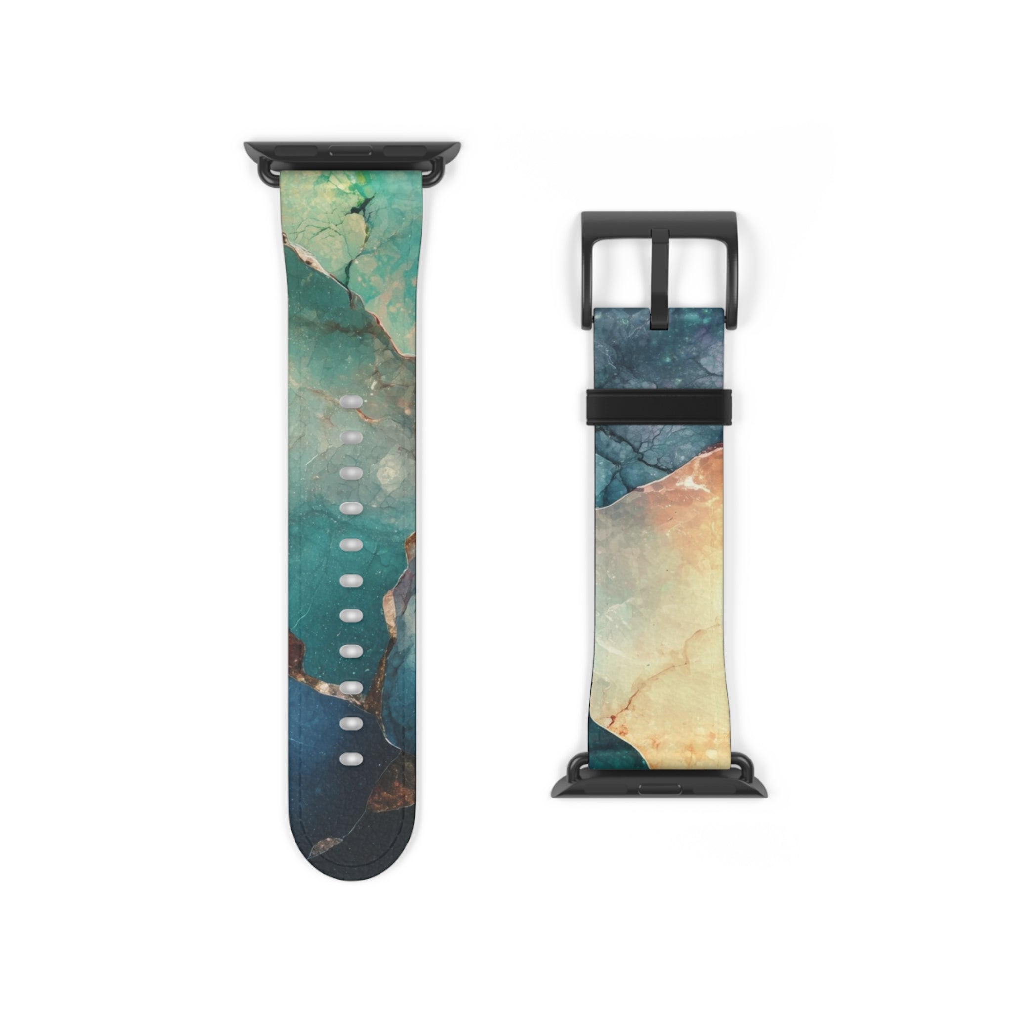 Fractured Gemstone Teal - Watch Band