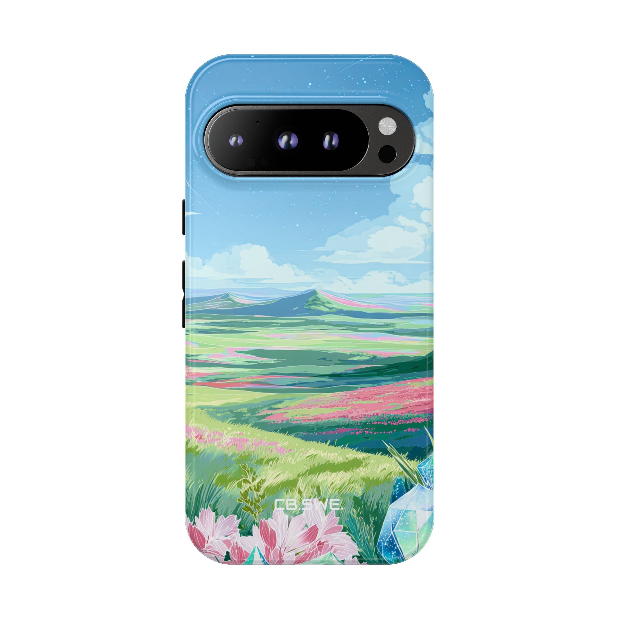Serene Crystal Landscape Google Pixel 9 - Tough