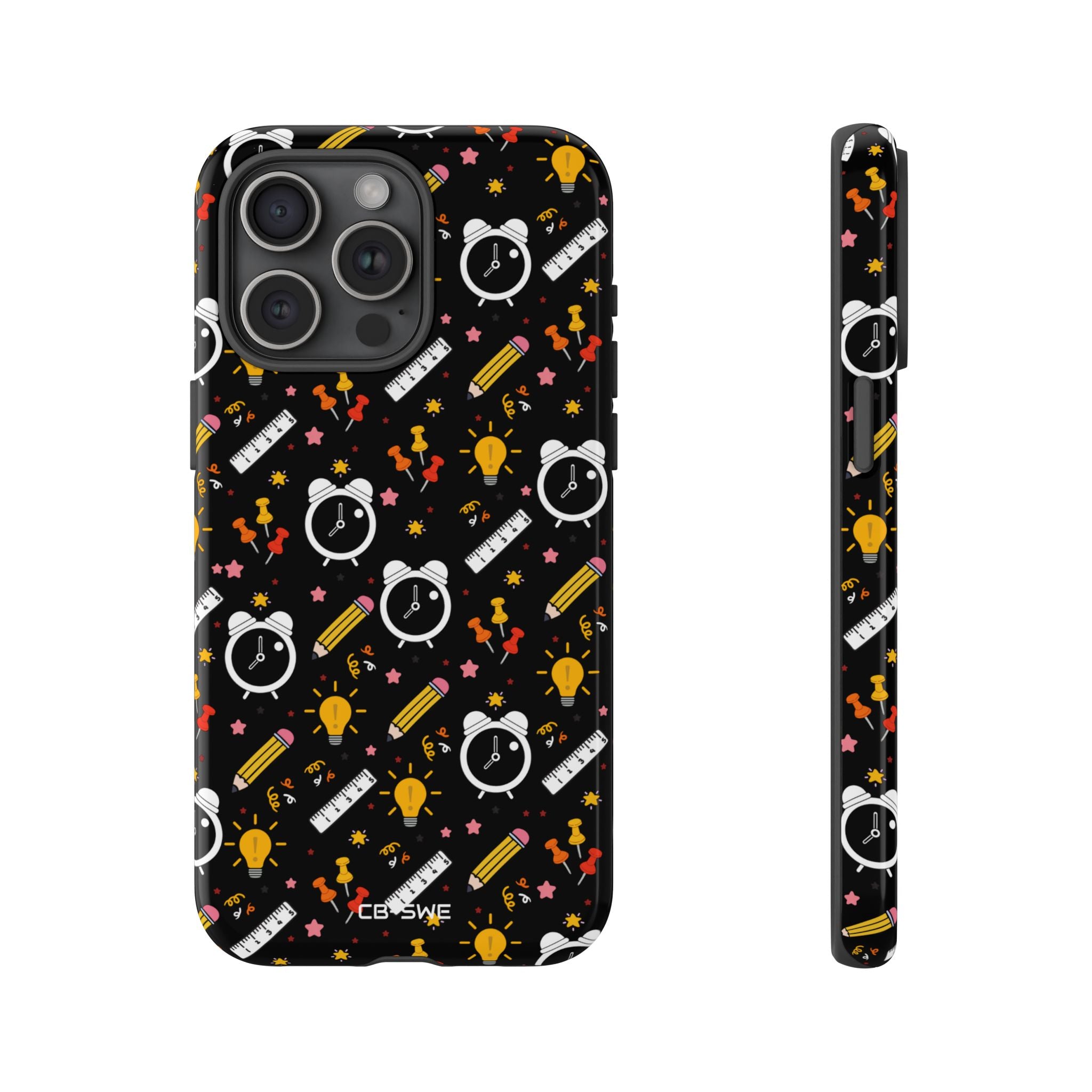 Bright Pencils Twirl - iPhone Case