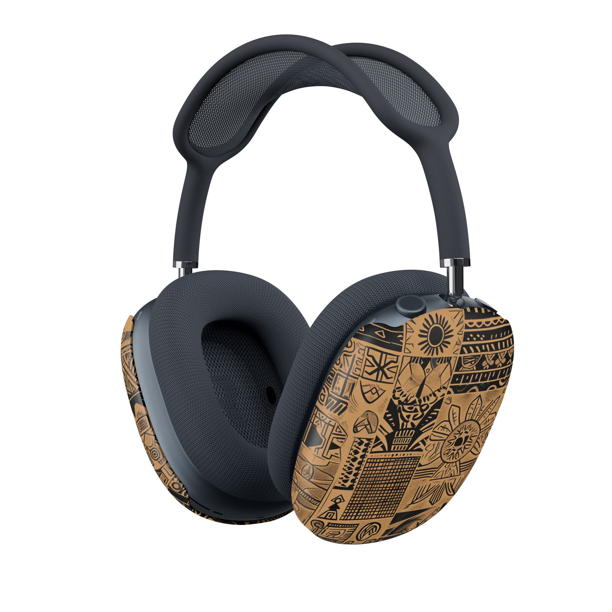 Celestial Faces Brown - AirPod Max Case