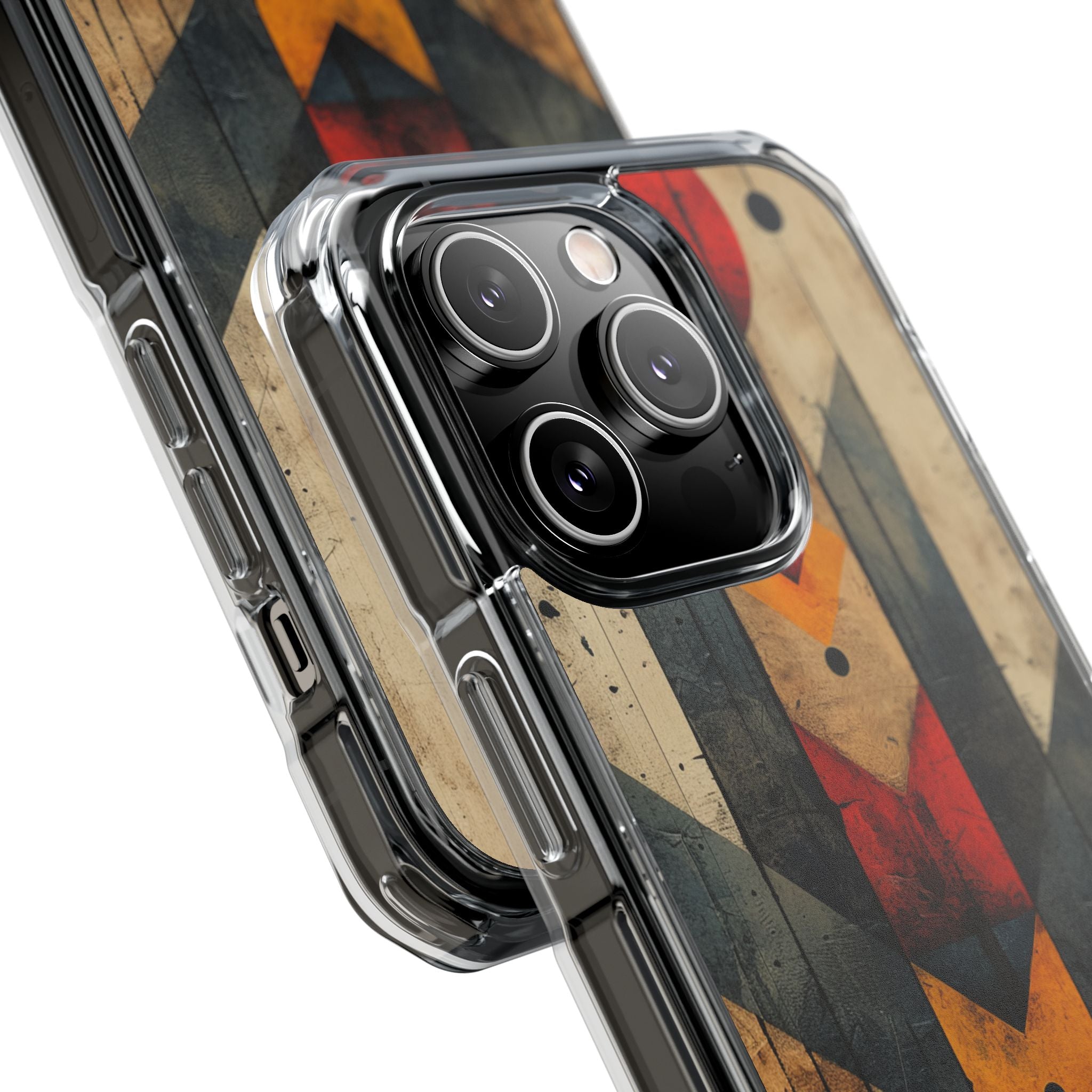 Geometric Fire Rise iPhone 14 - Impact Clear+