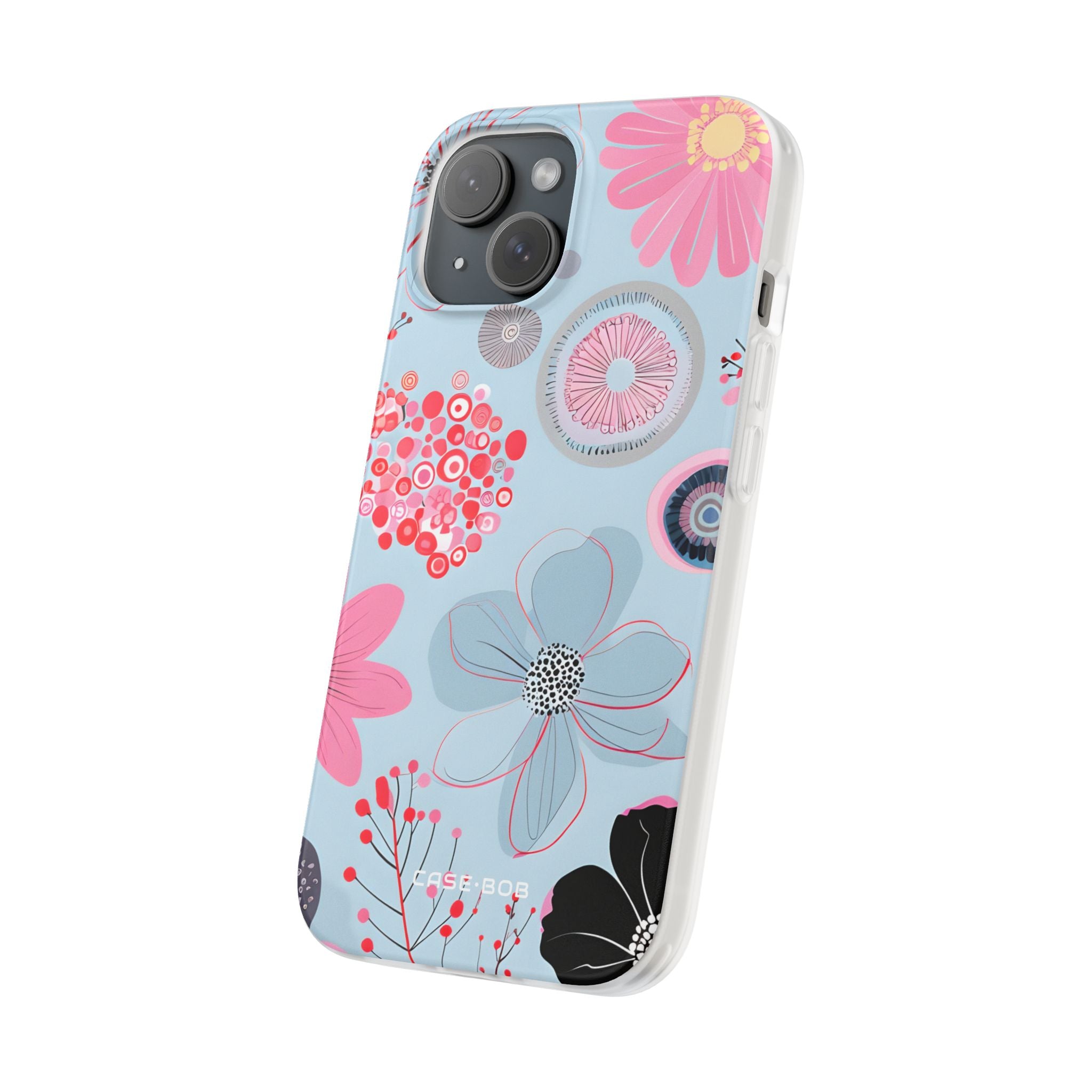 Bloom Whirl iPhone 15 Case - Soft