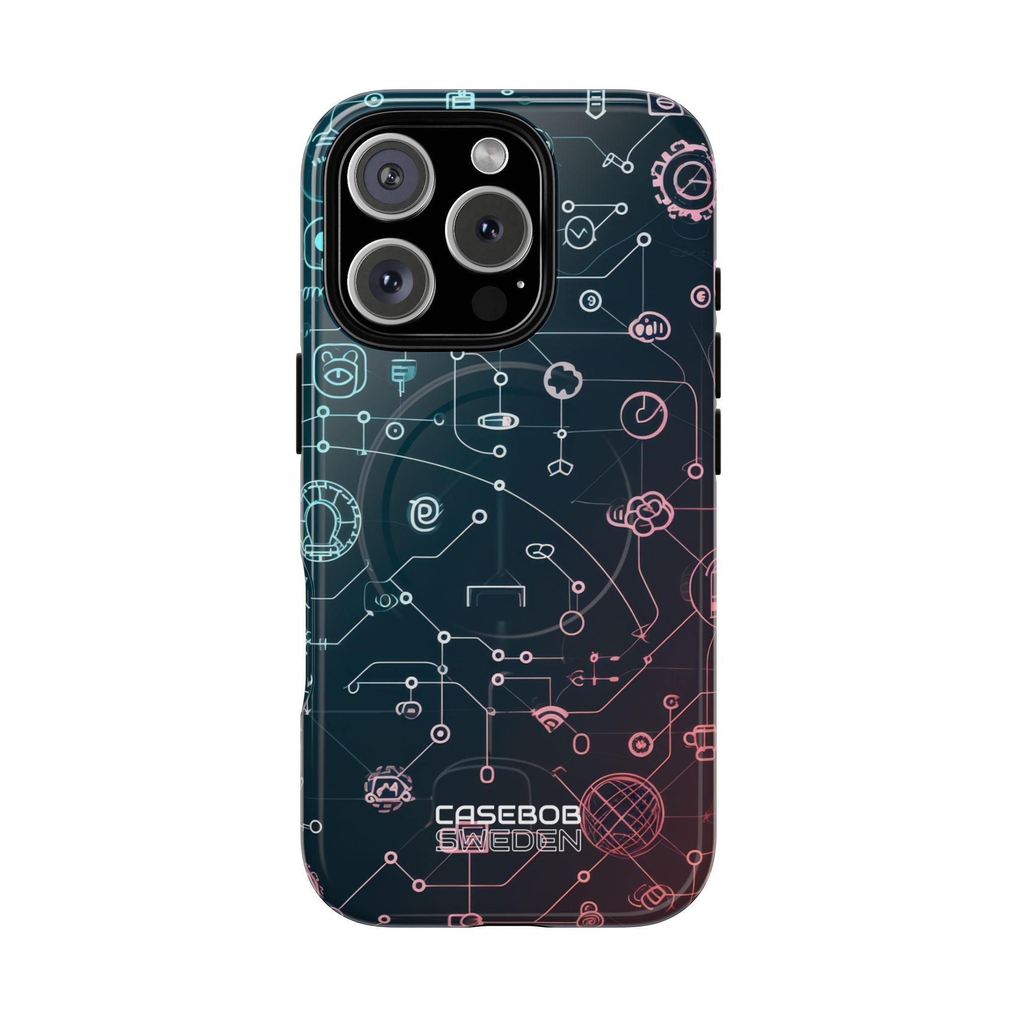Digital Circuit Flow iPhone 16 - Tough+
