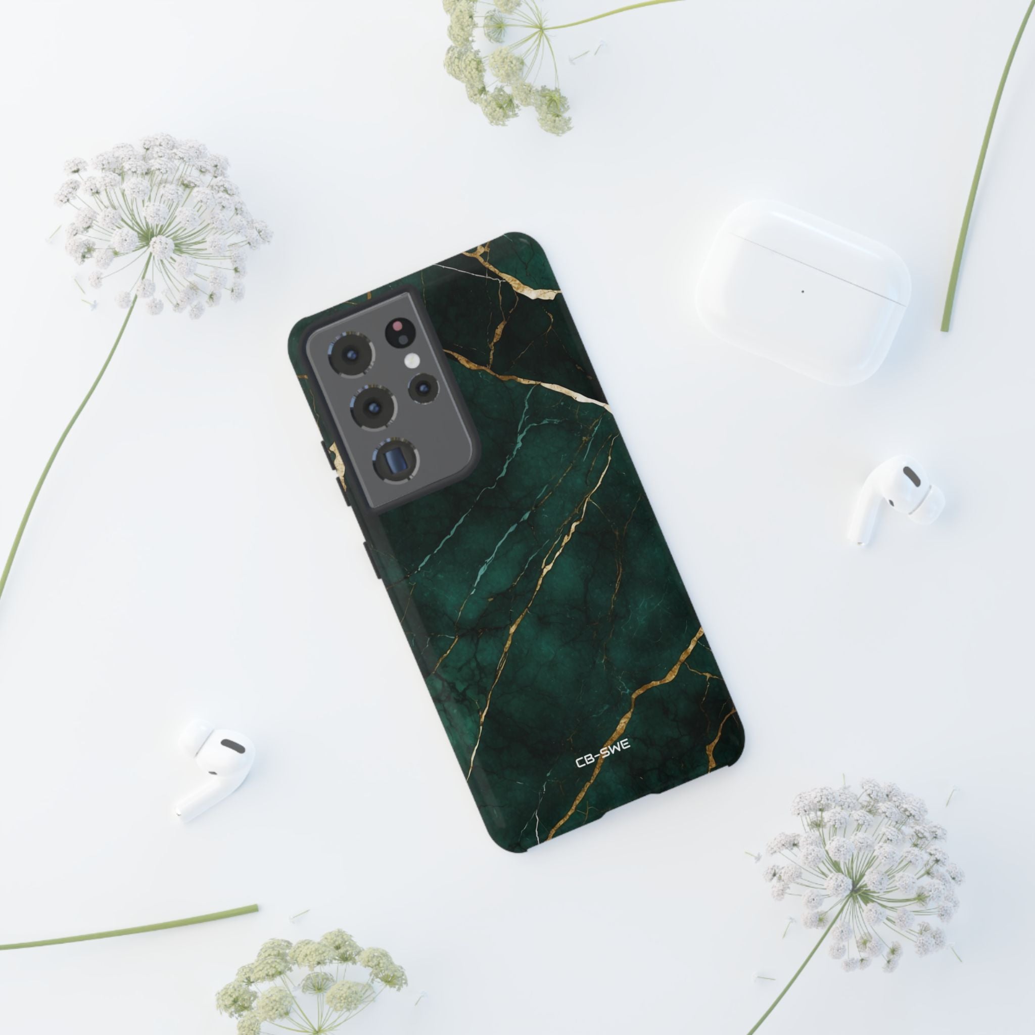 Emerald Veins Flow - Samsung Case
