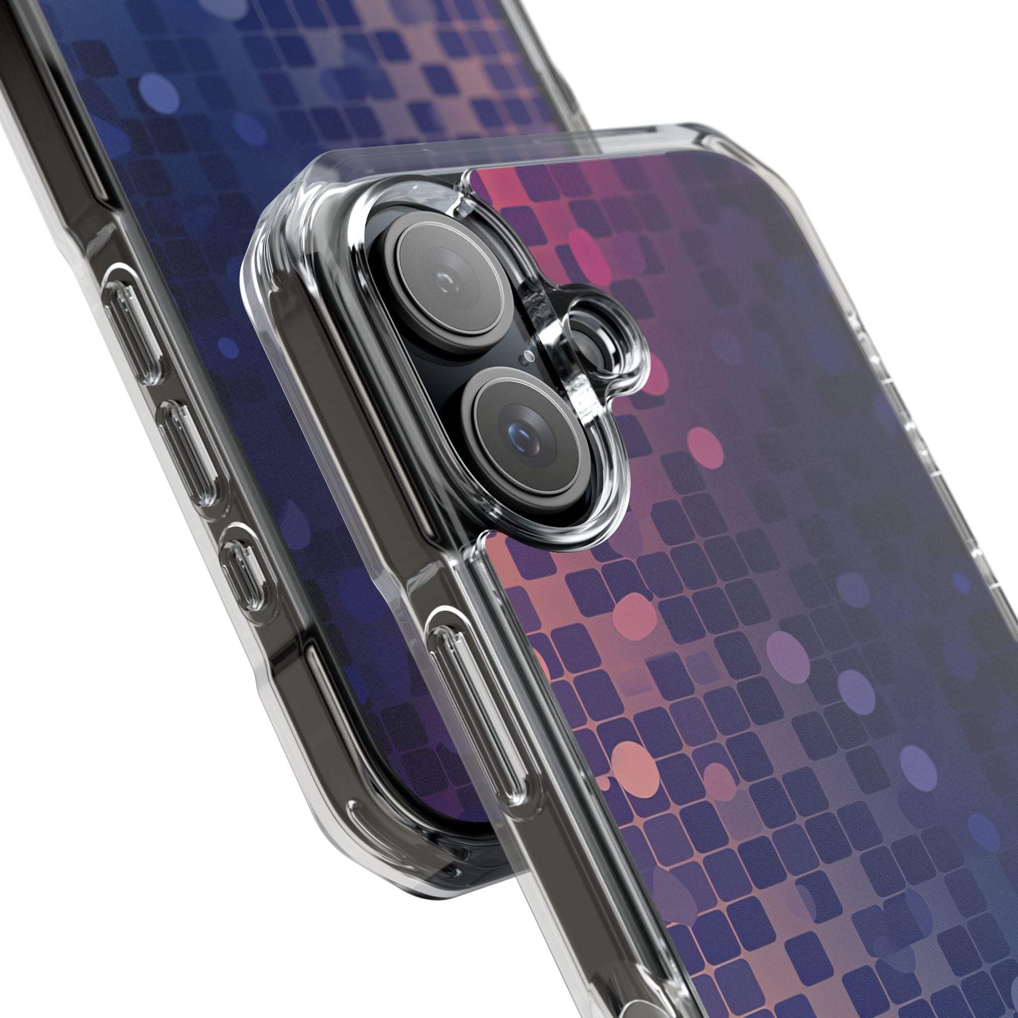 Vibrant Pixel Bloom iPhone 16 - Impact Clear+