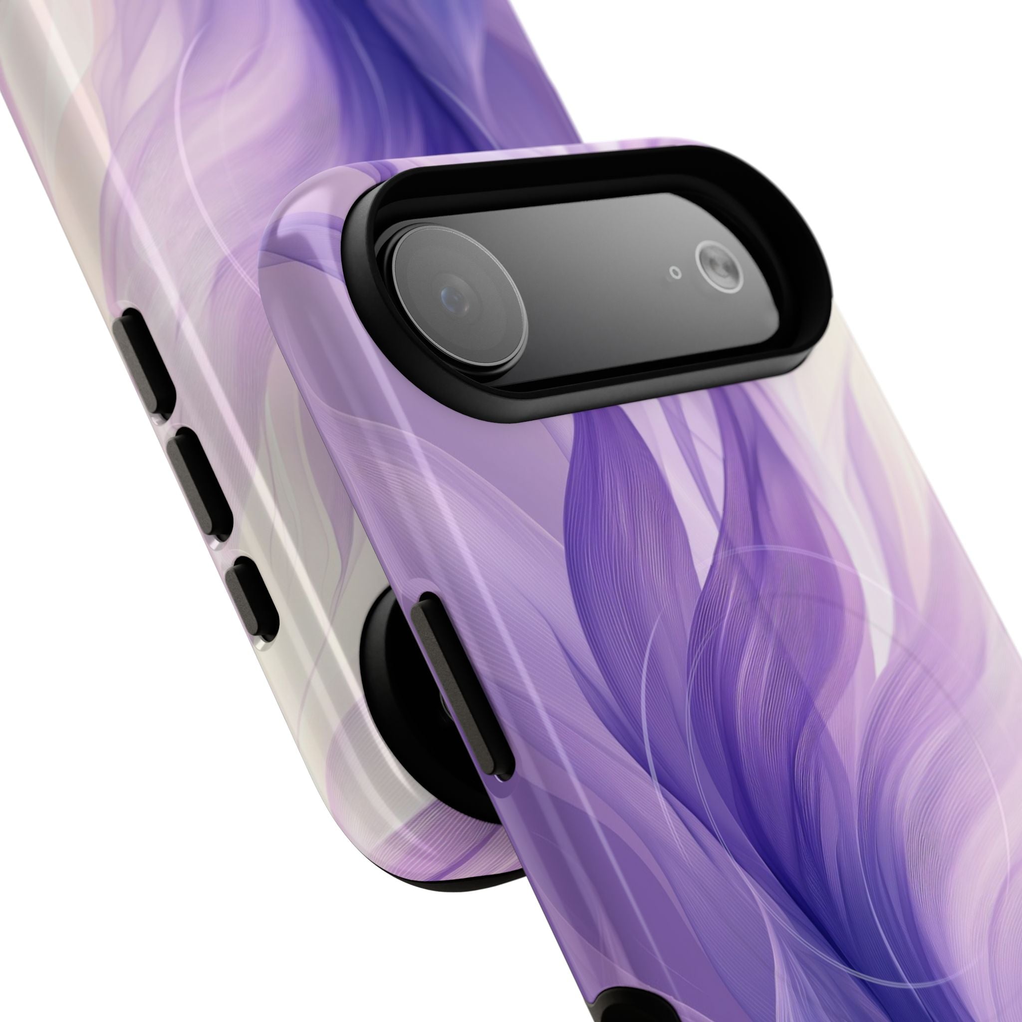 Purple Ribbon Waves iPhone 17 Air Case - Tough+