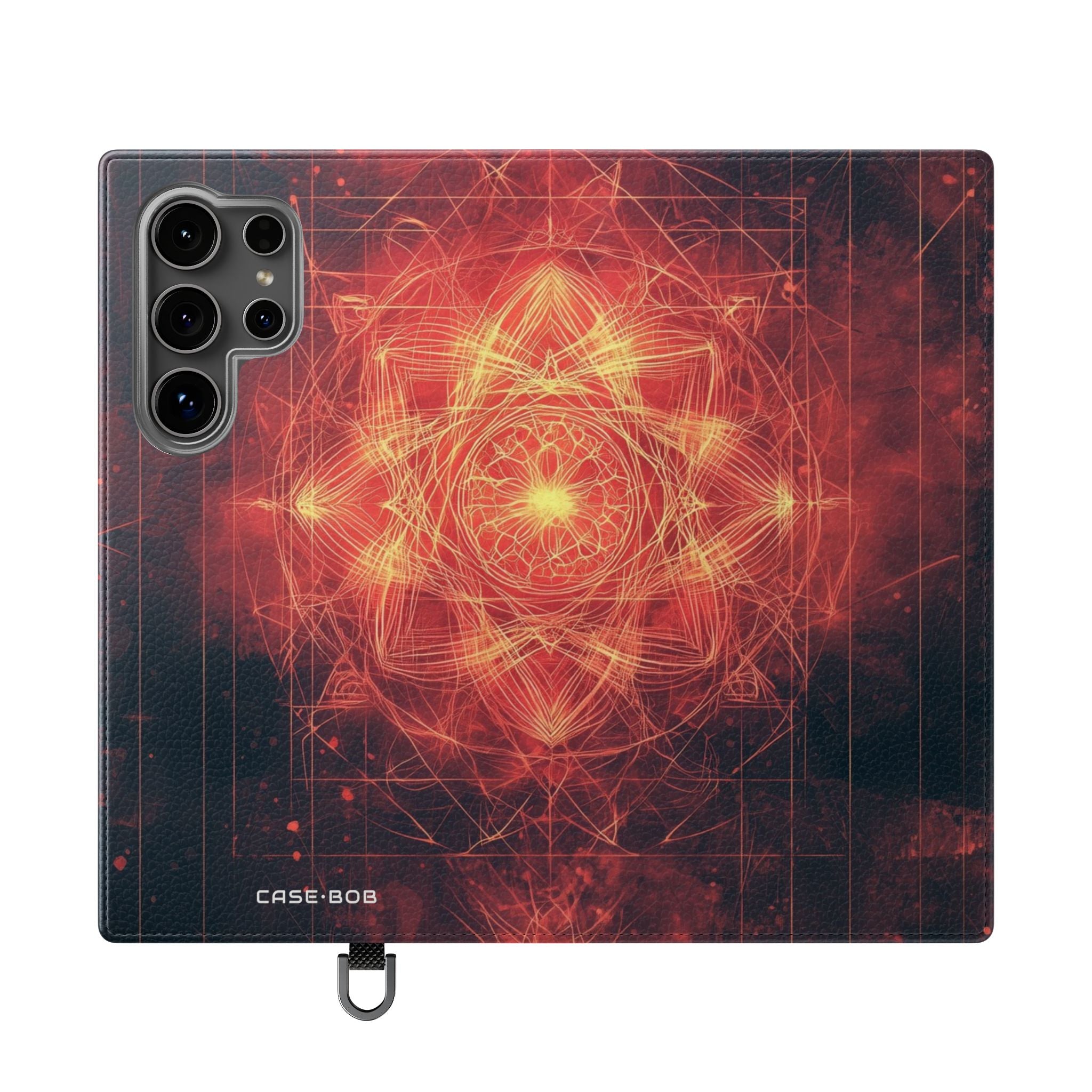 Glowing Mandala - Samsung S24 Ultra Case - Wallet