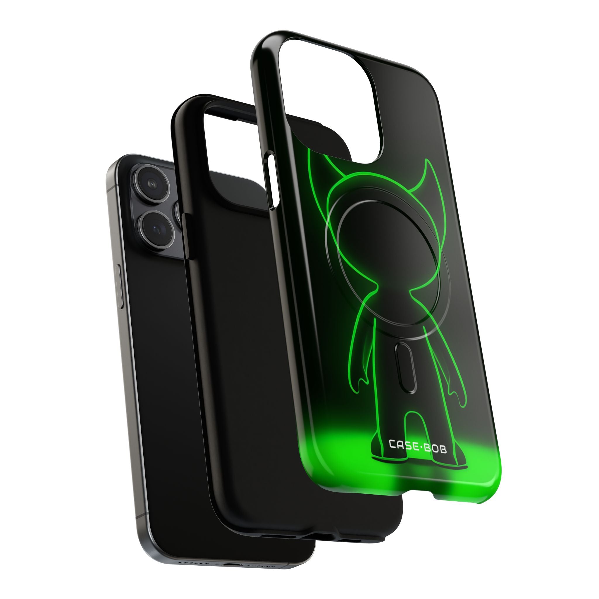 Neon Horned Glow iPhone 15 Pro Max Case - Tough+