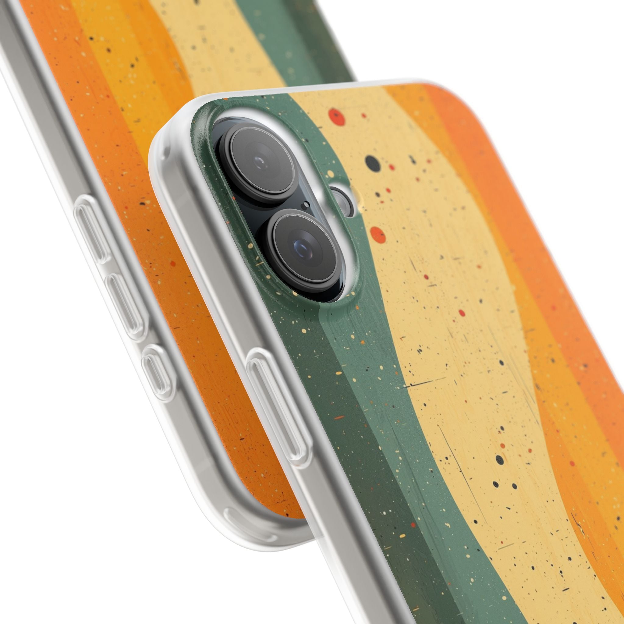 Wavy Forest Veil iPhone 16 Plus Case - Soft