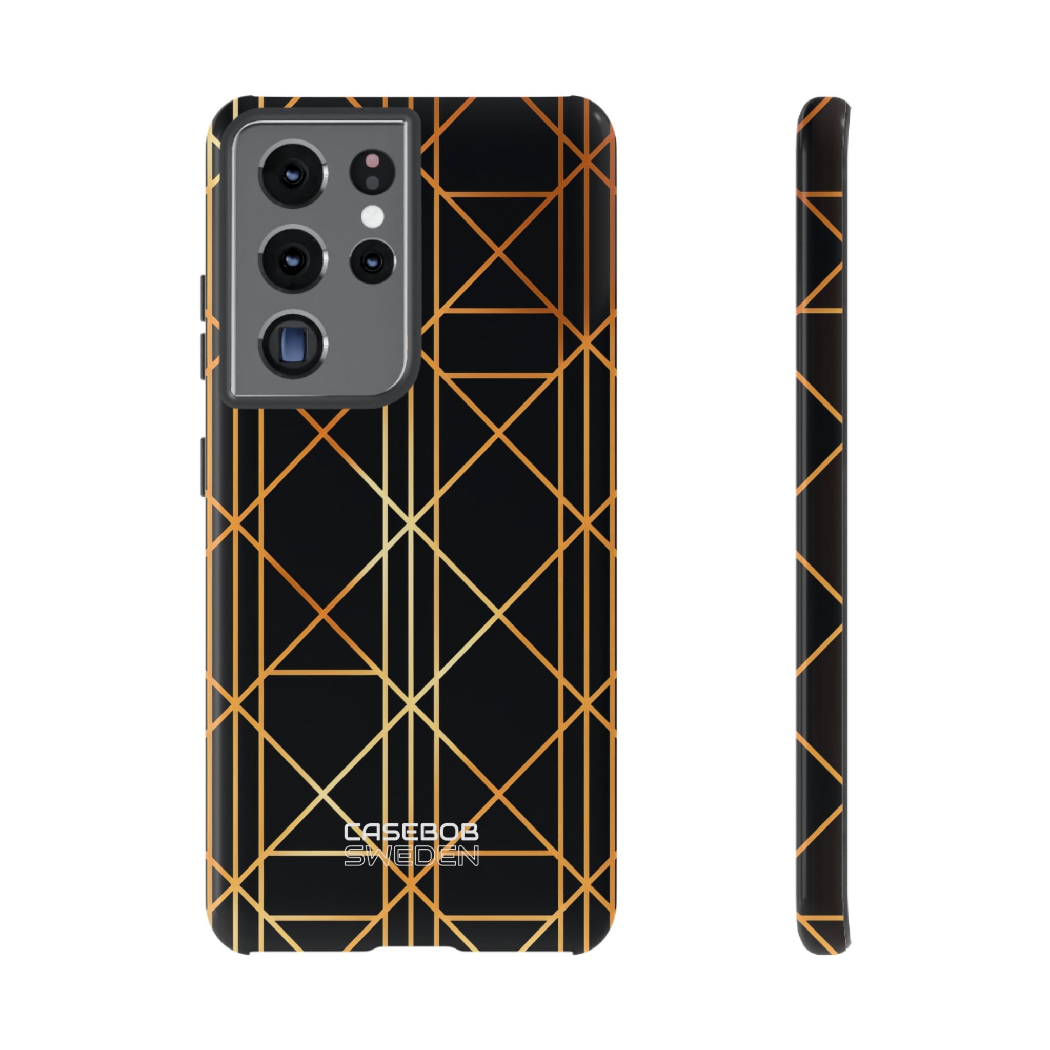 Golden Geometric Elegance Samsung S21 - Tough