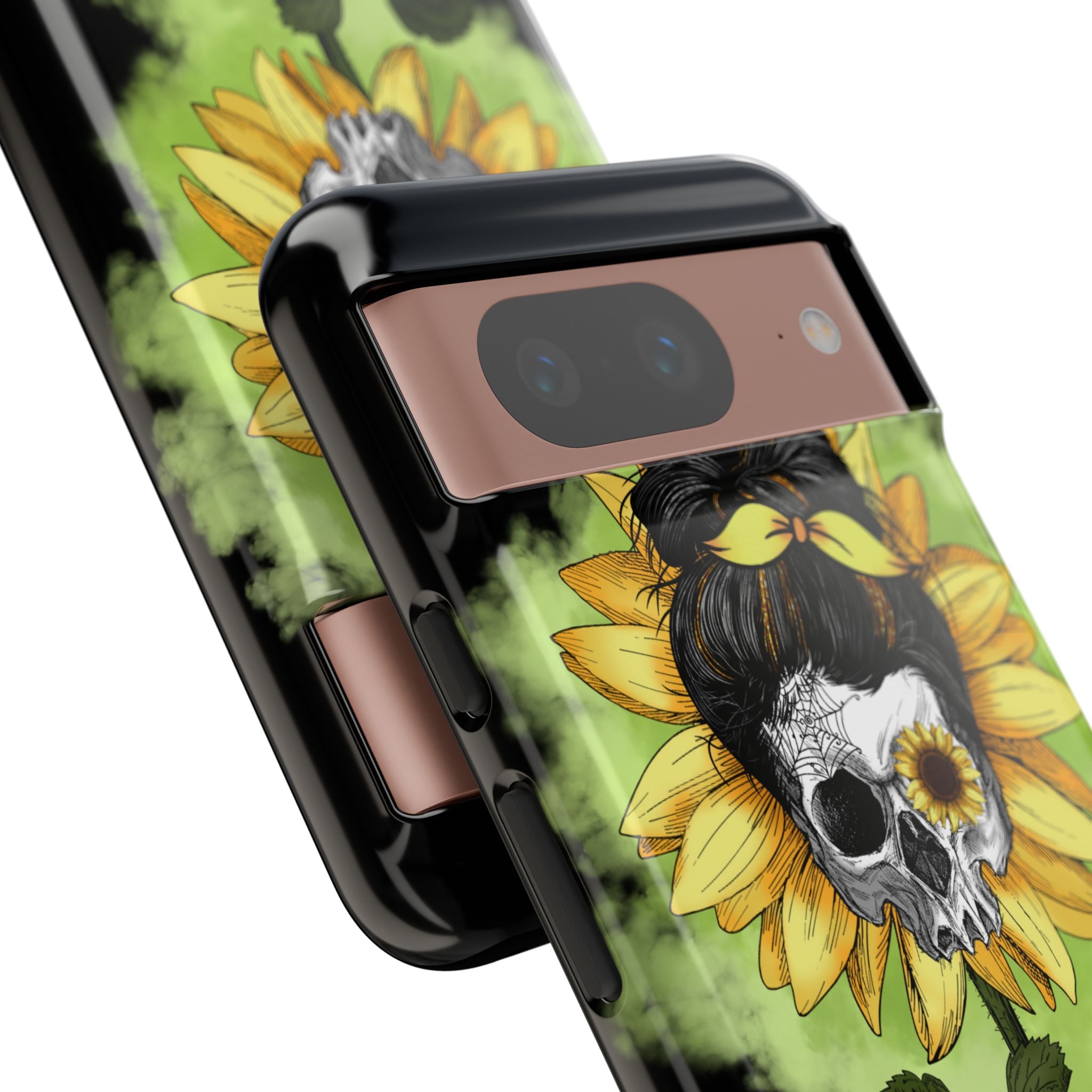 Sunflower Skull Fusion - Google Pixel Case