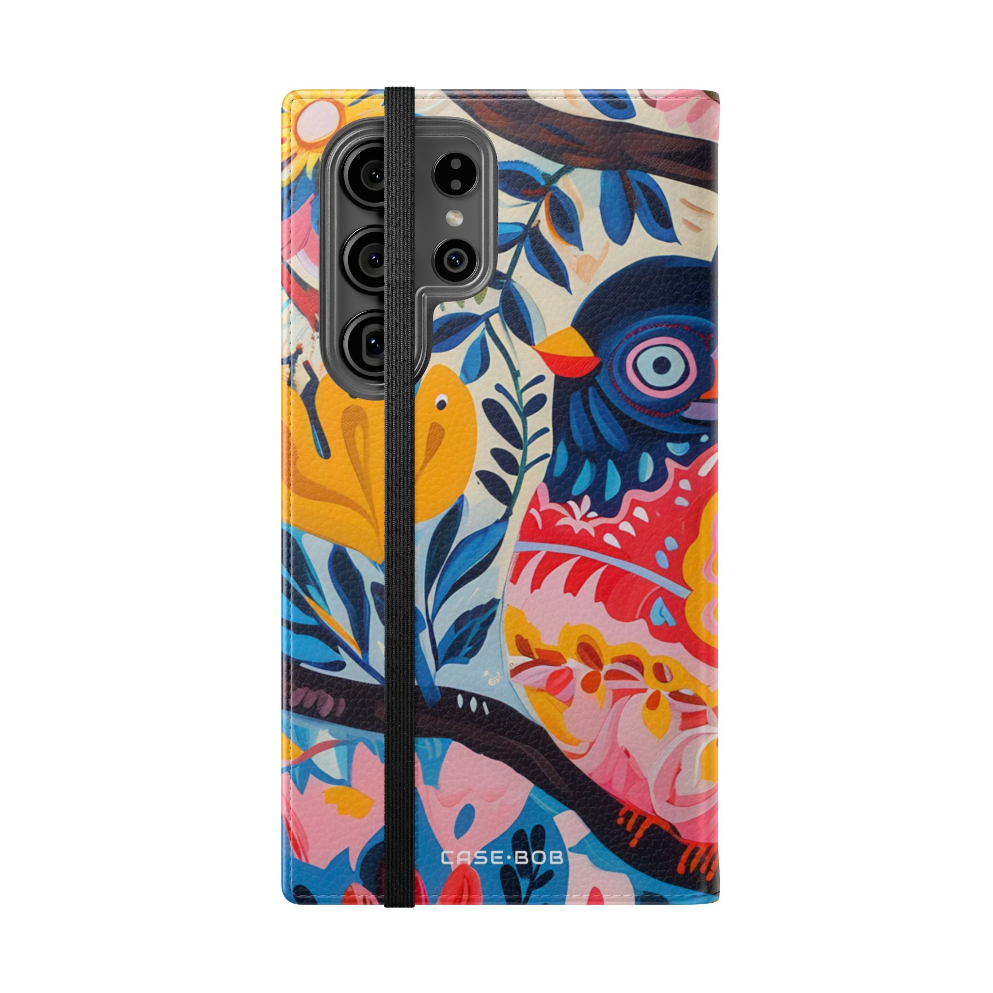 Ornate Owl Bloom - Samsung S23 Ultra Case - Wallet
